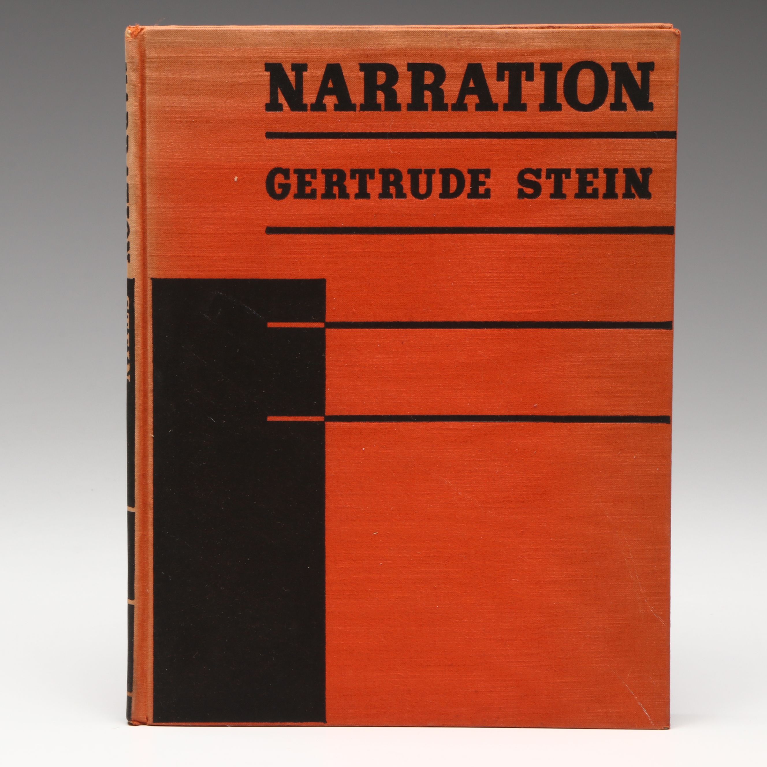 First Edition "Narration: Four Lectures" by Gertrude Stein, 1938