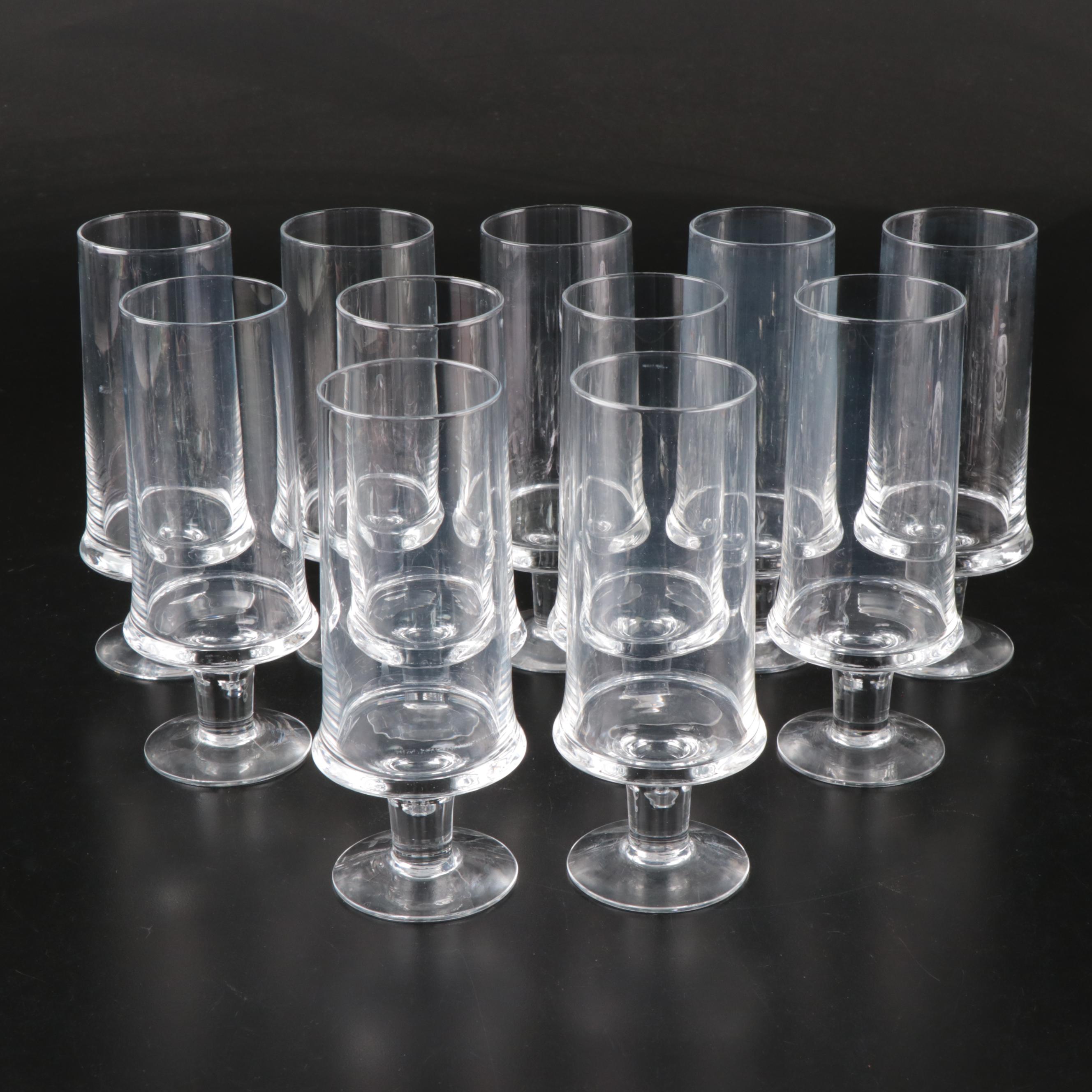 Iittala "Marski" Fluted Champagne Glasses with Pitcher