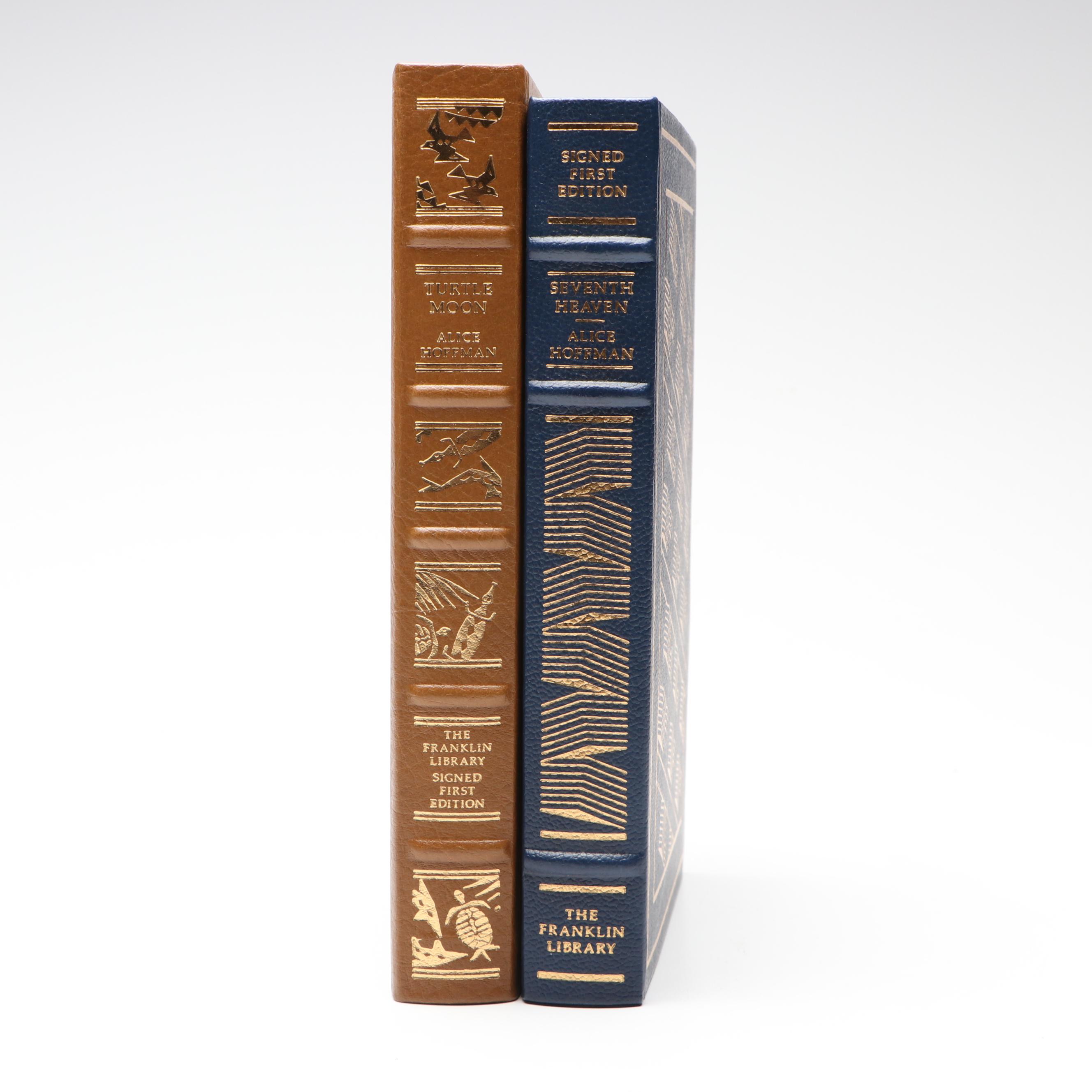 Signed First Edition "Seventh Heaven" and "Turtle Moon" by Alice Hoffman