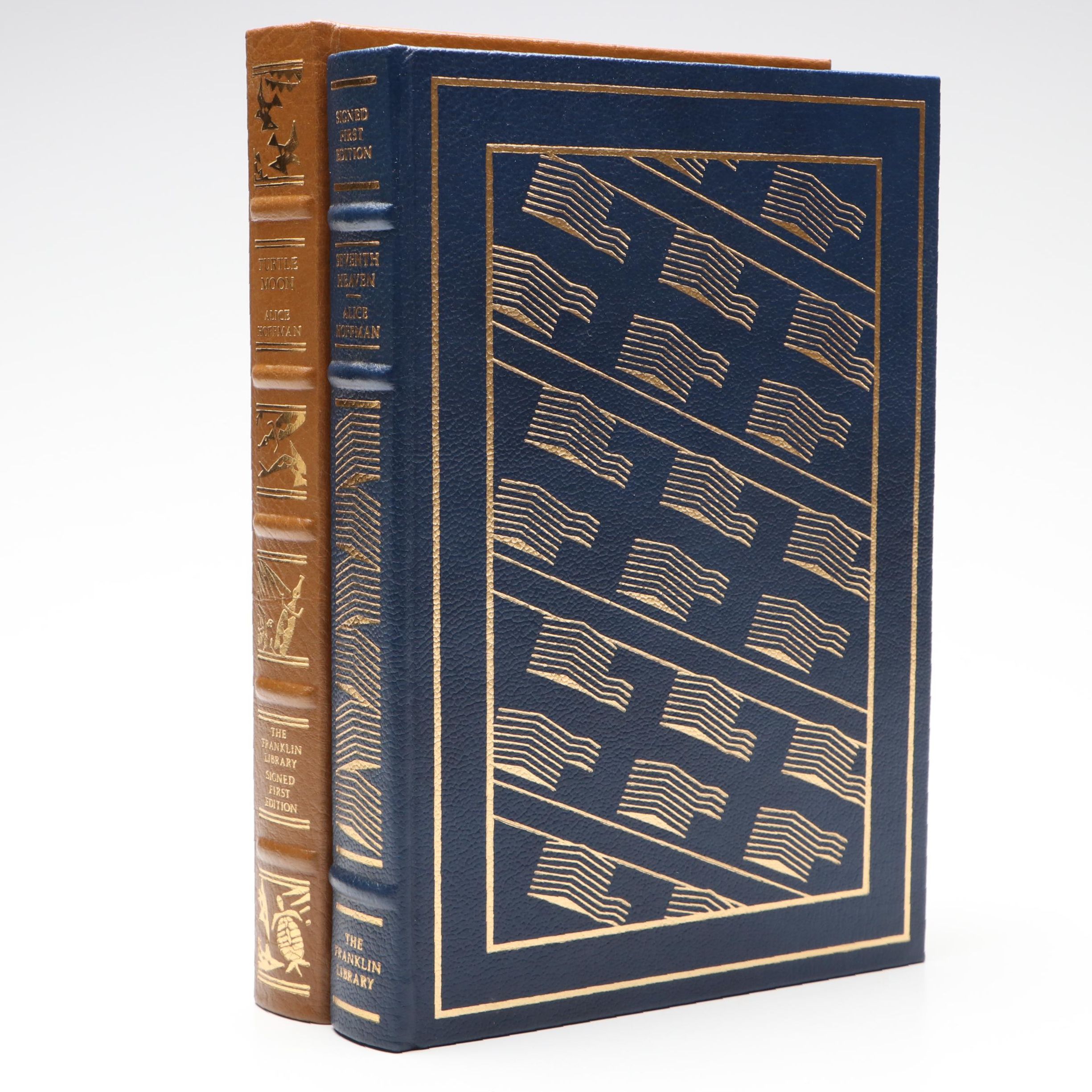Signed First Edition "Seventh Heaven" and "Turtle Moon" by Alice Hoffman
