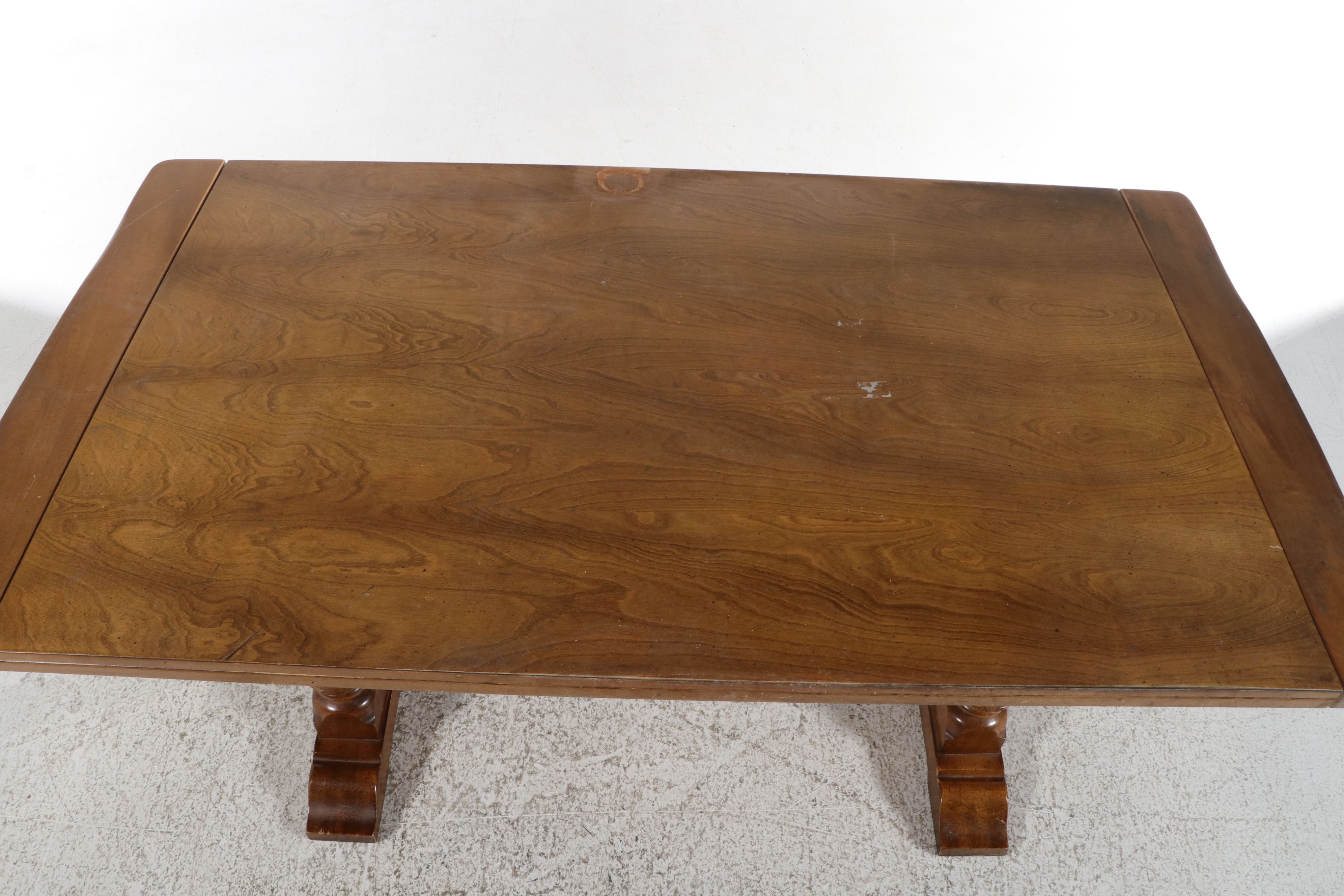 French Style Oak Refectory Dining Table and Benches