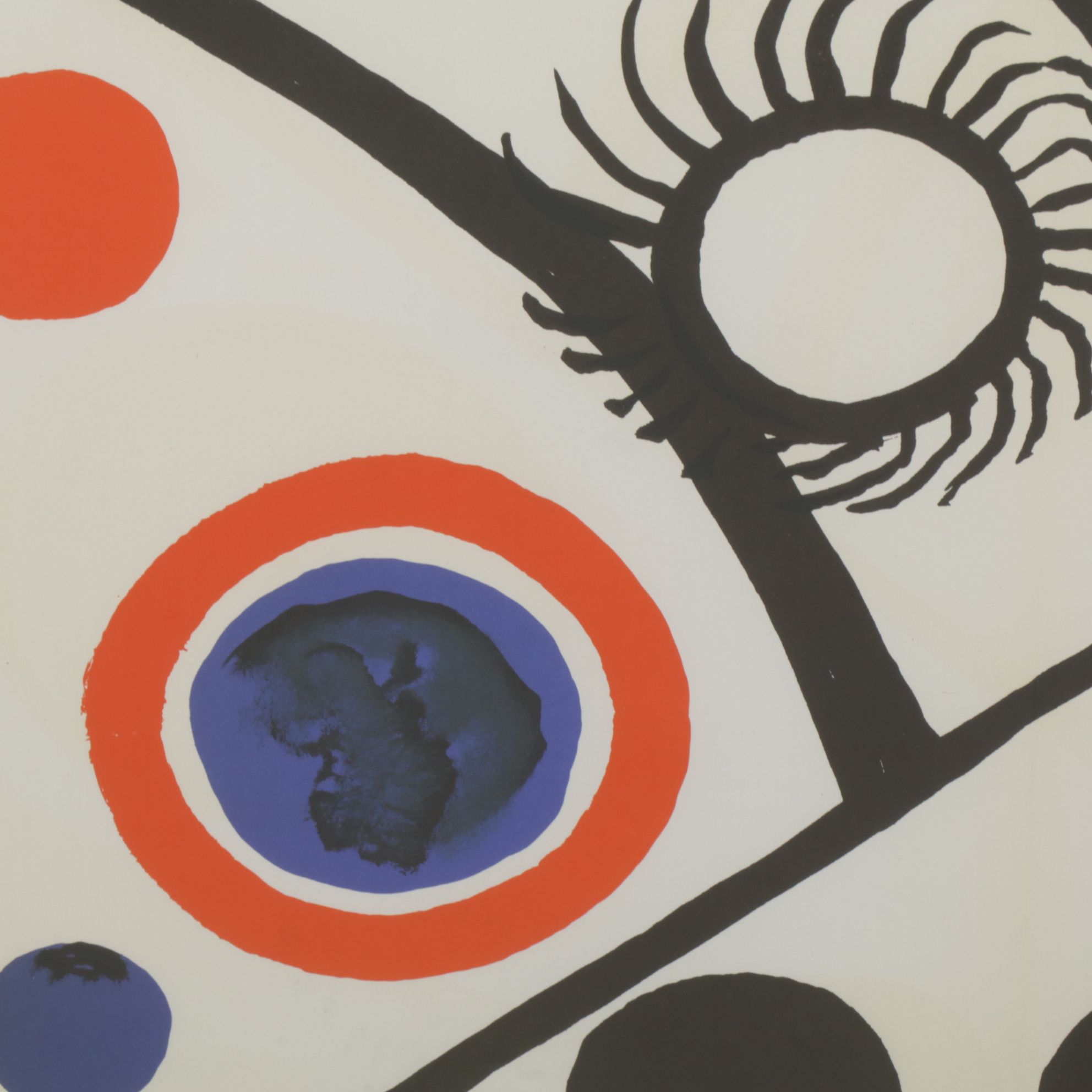 Alexander Calder Double-Page Color Lithograph for "Derrière le Miroir," 1976