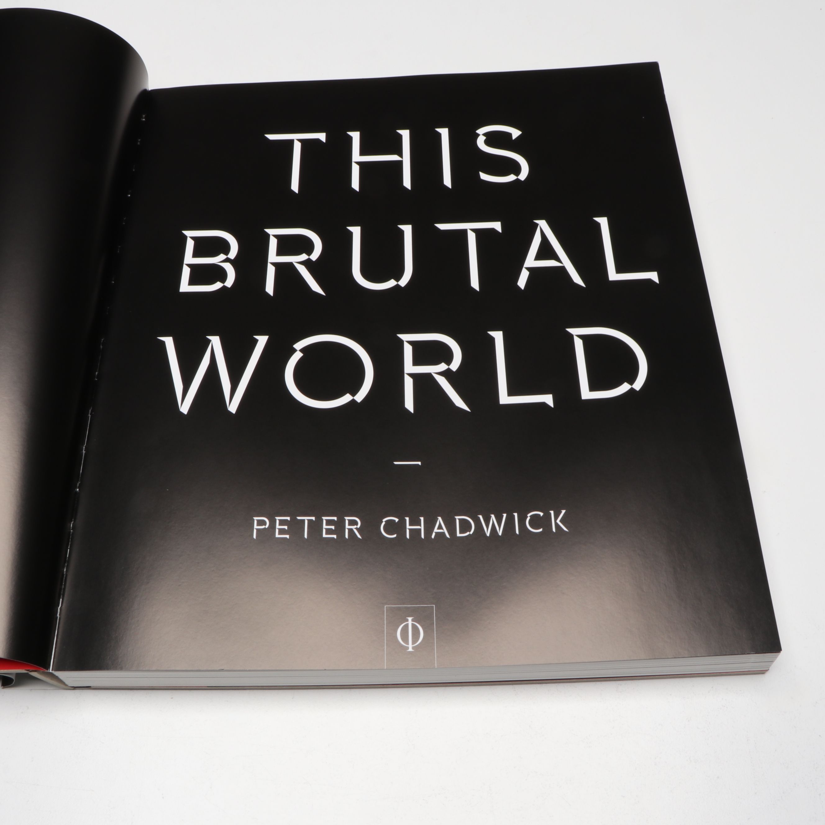 Peter Chadwick "This Brutal World" with "Bauhaus" Architecture Books
