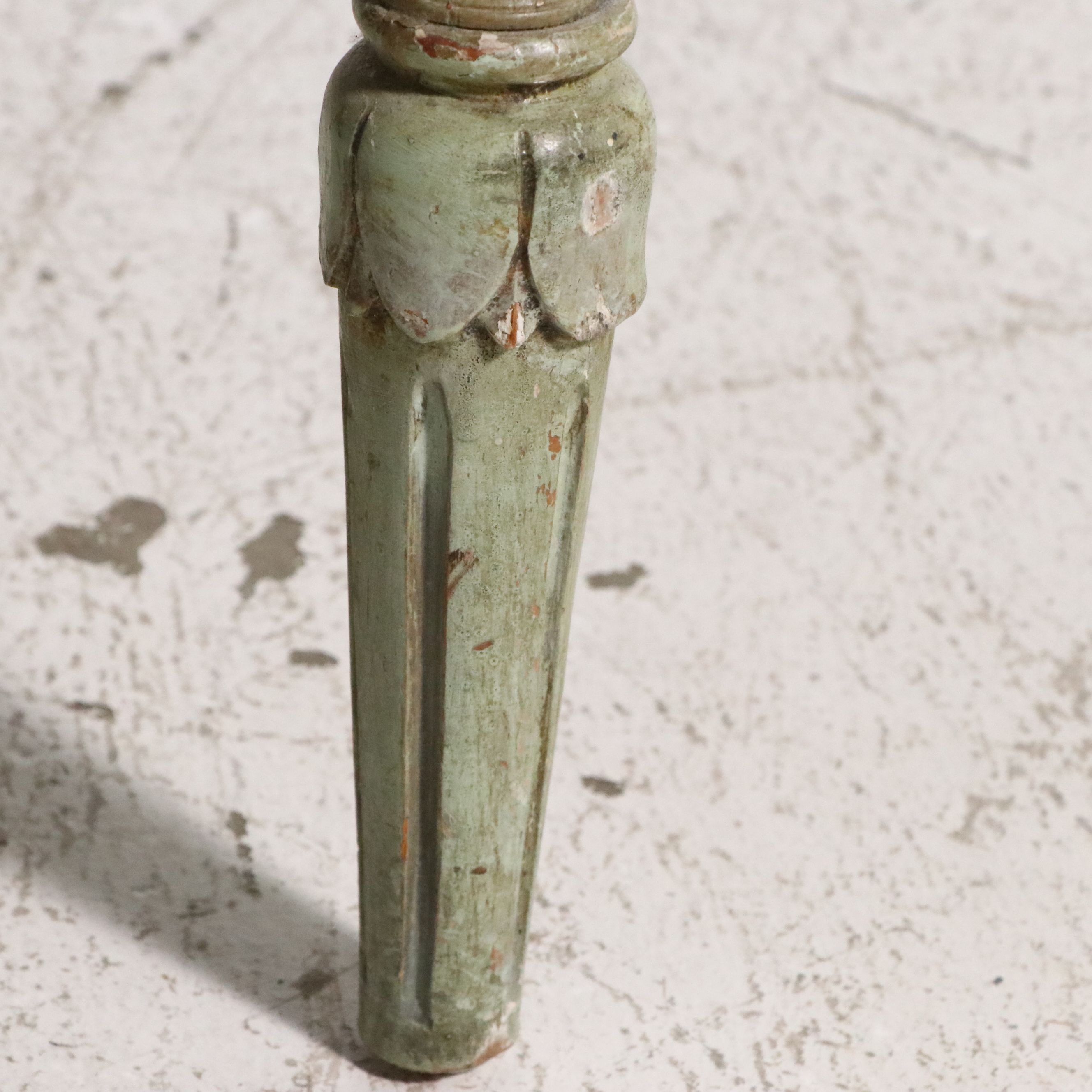 Italian Neoclassical Style Painted Wood and Marble Chest of Drawers, 19th C.