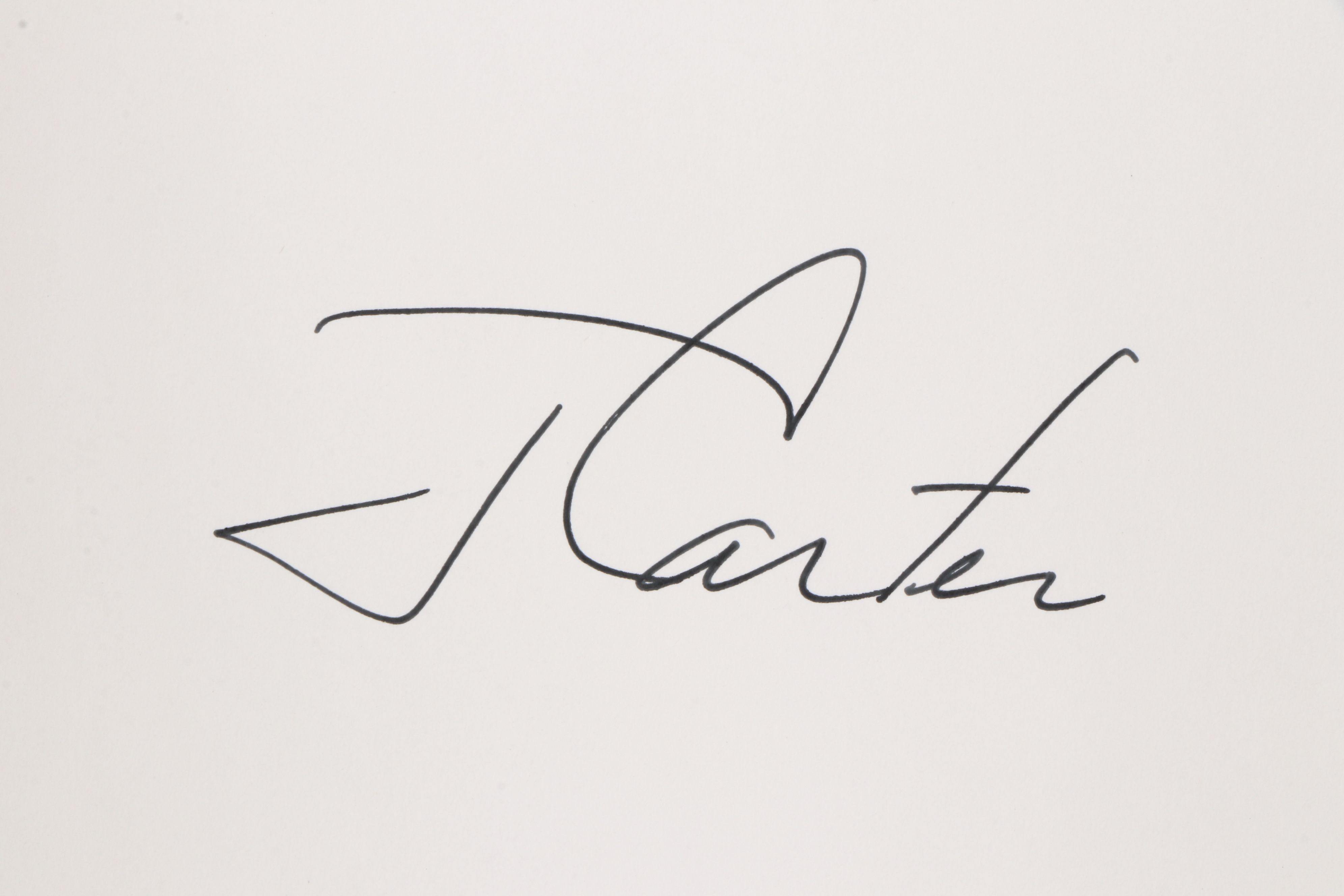 Signed First Edition "Turning Point" by Jimmy Carter, 1992