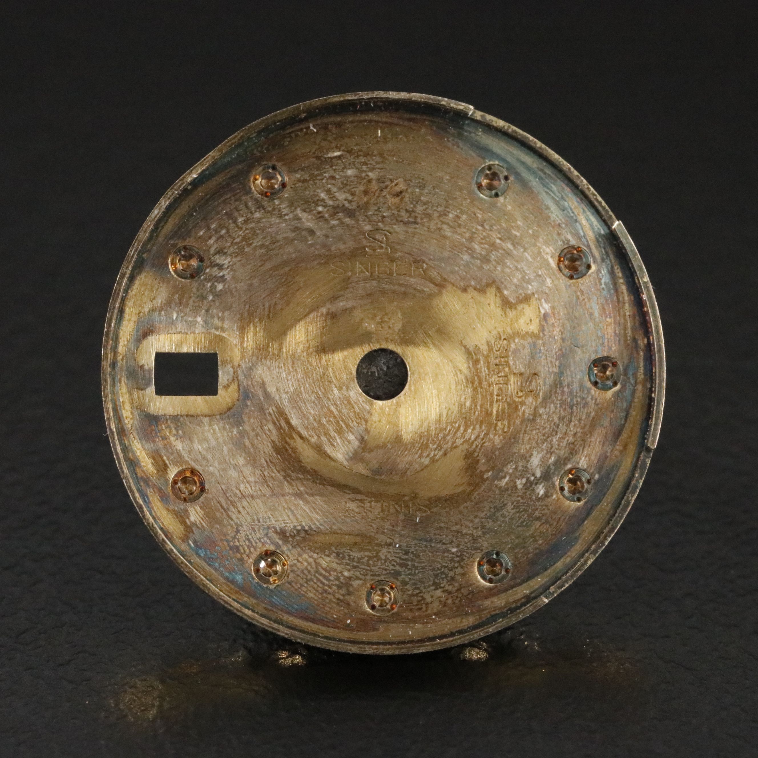 Rolex Singer Signed Datejust Dial Custom Aftermarket Diamond Additions