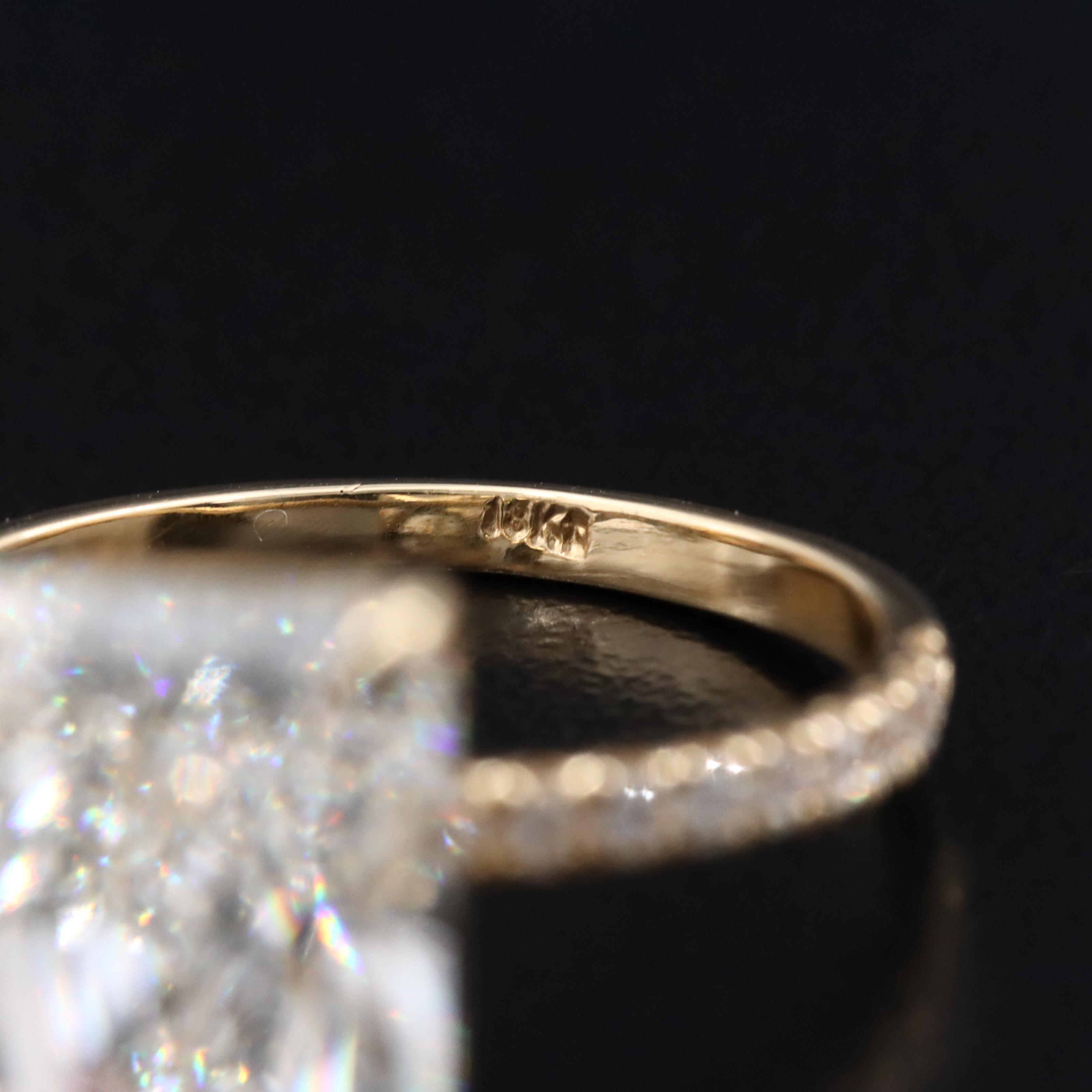 18K 5.24 CTW Lab Grown Diamond Ring with IGI Report