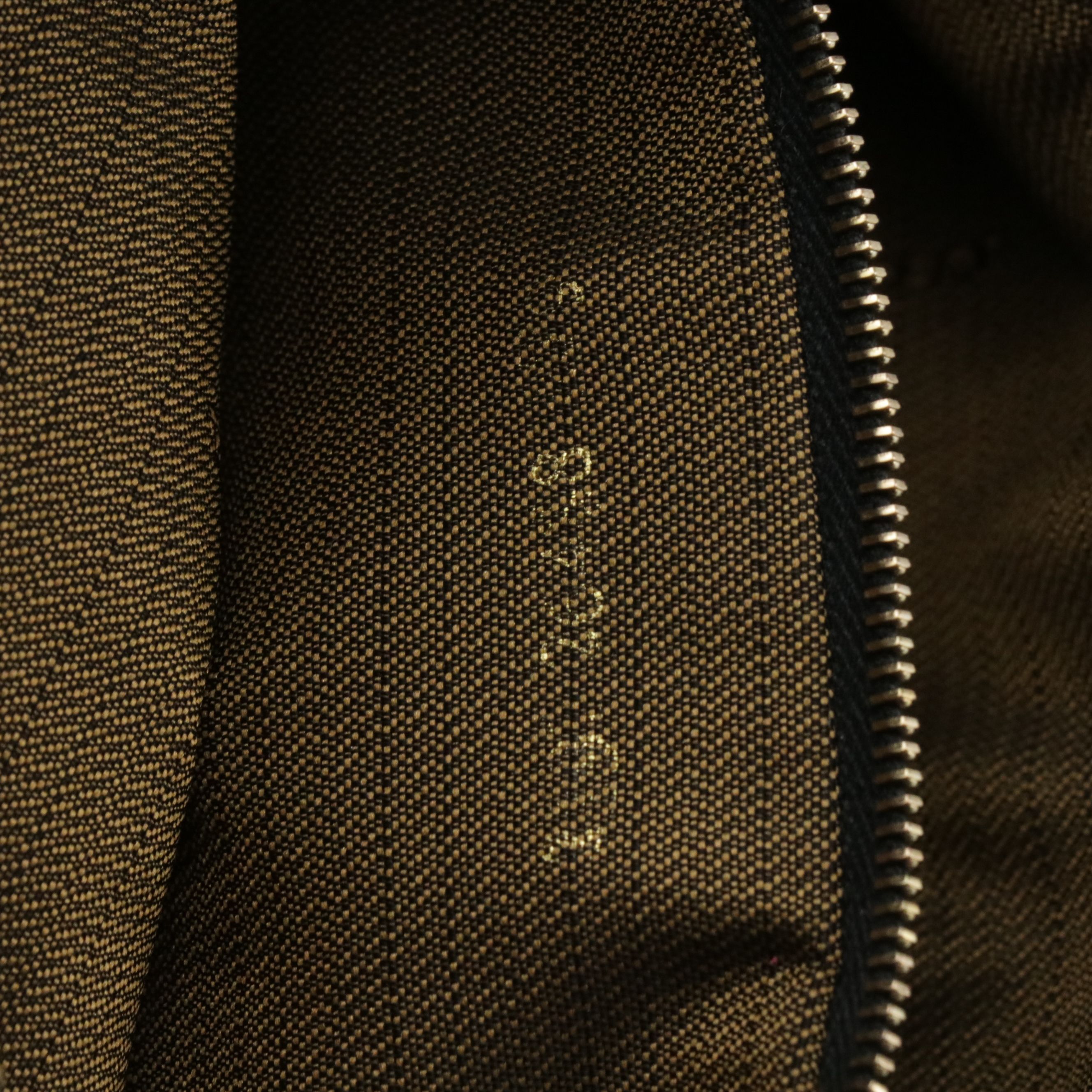 Fendi Locking Top Handle Bag in Zucca Jacquard Canvas and Leather