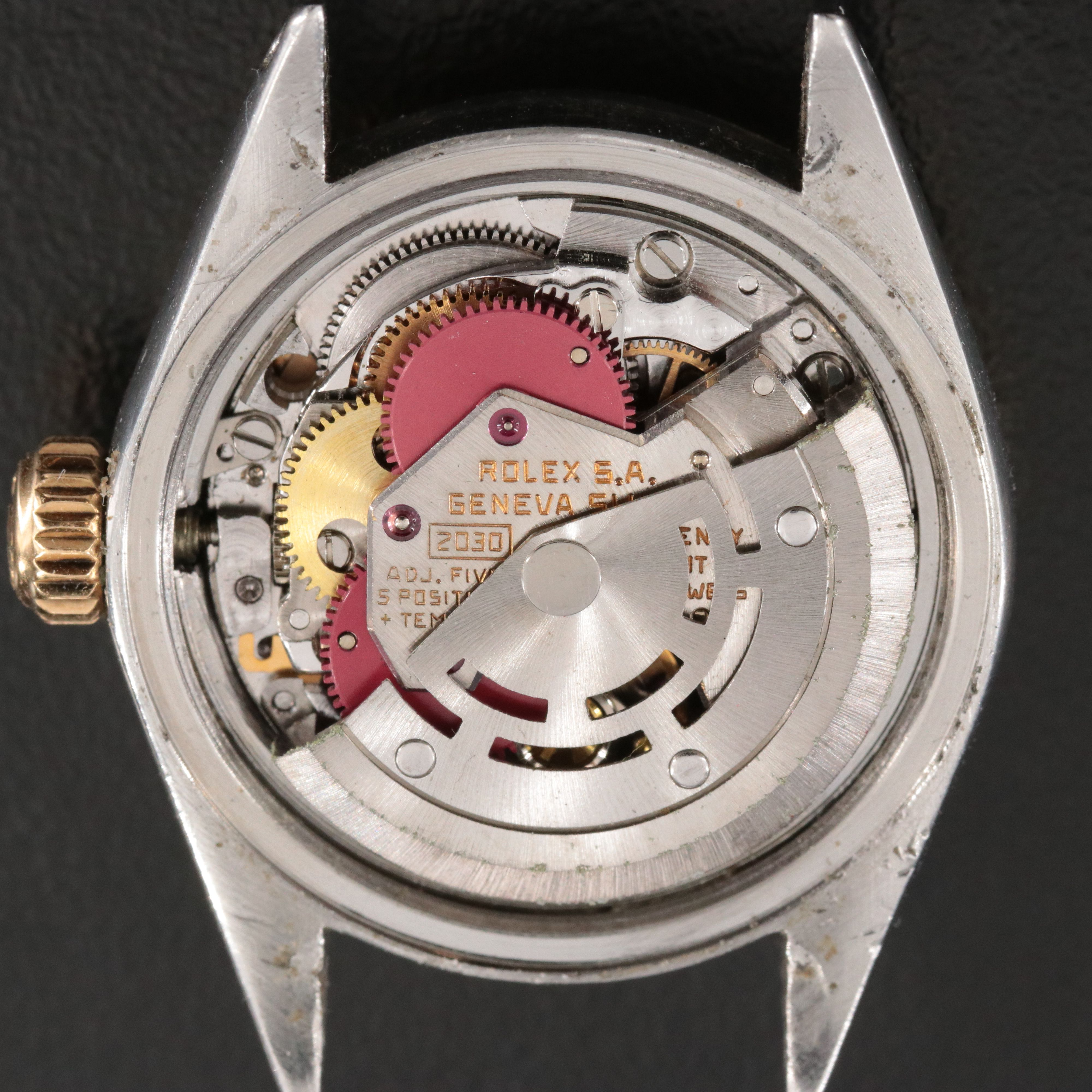 1972 Rolex Sigma Linen Dial Oyster Perpetual Date Watch