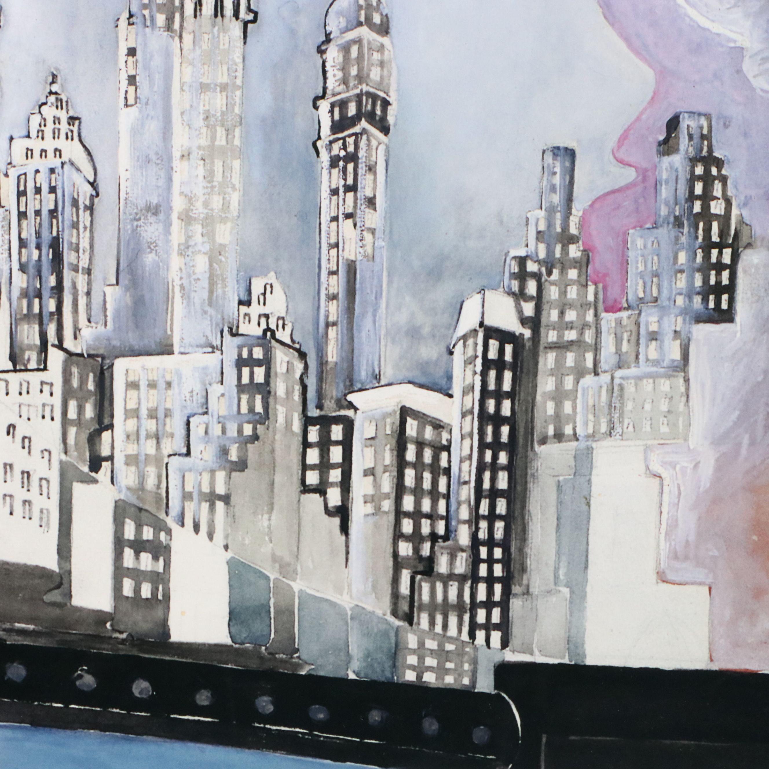 After Zelda Fitzgerald Digital Print "Brooklyn Bridge"