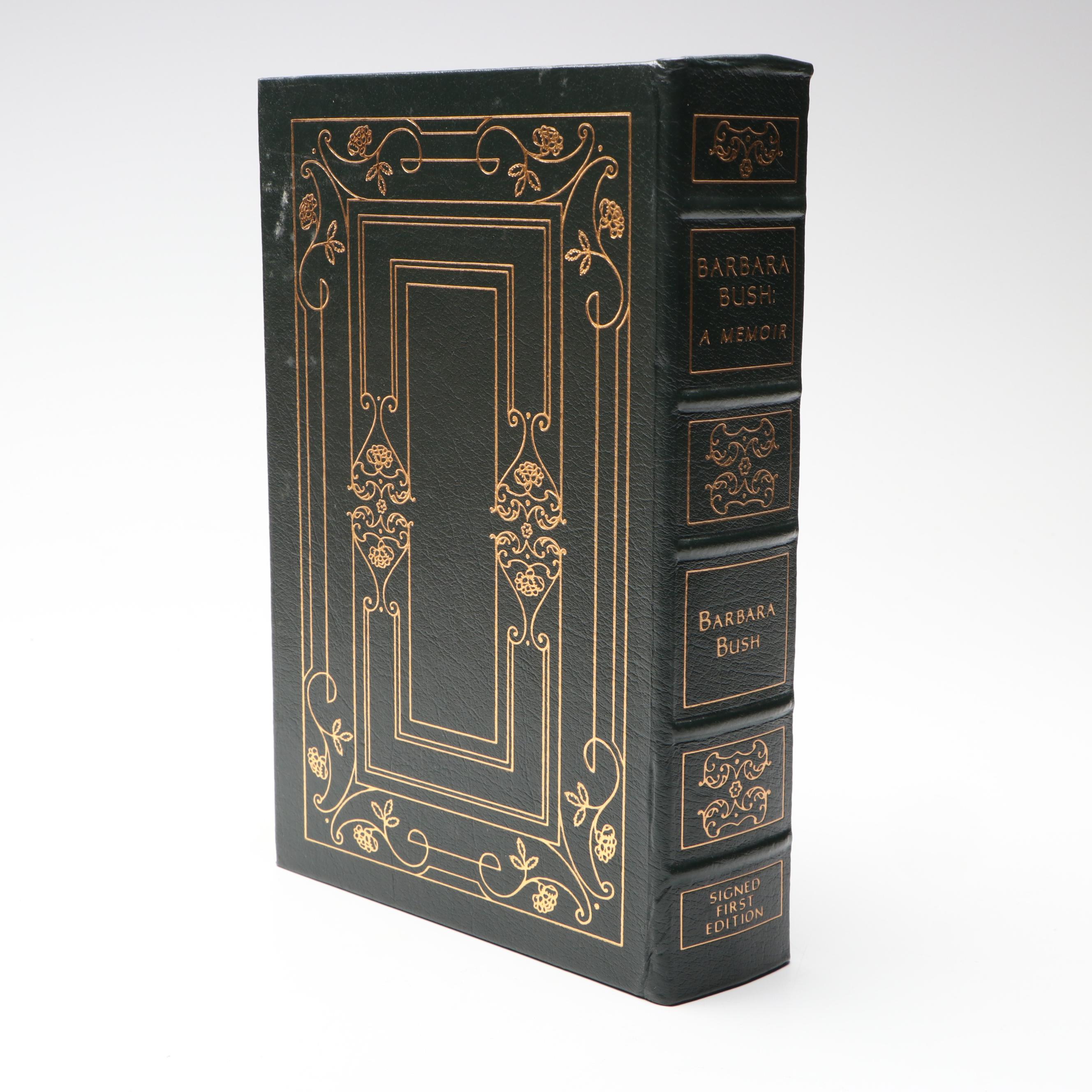 Signed First Edition "Barbara Bush: A Memoir" by Barbara Bush, 1994