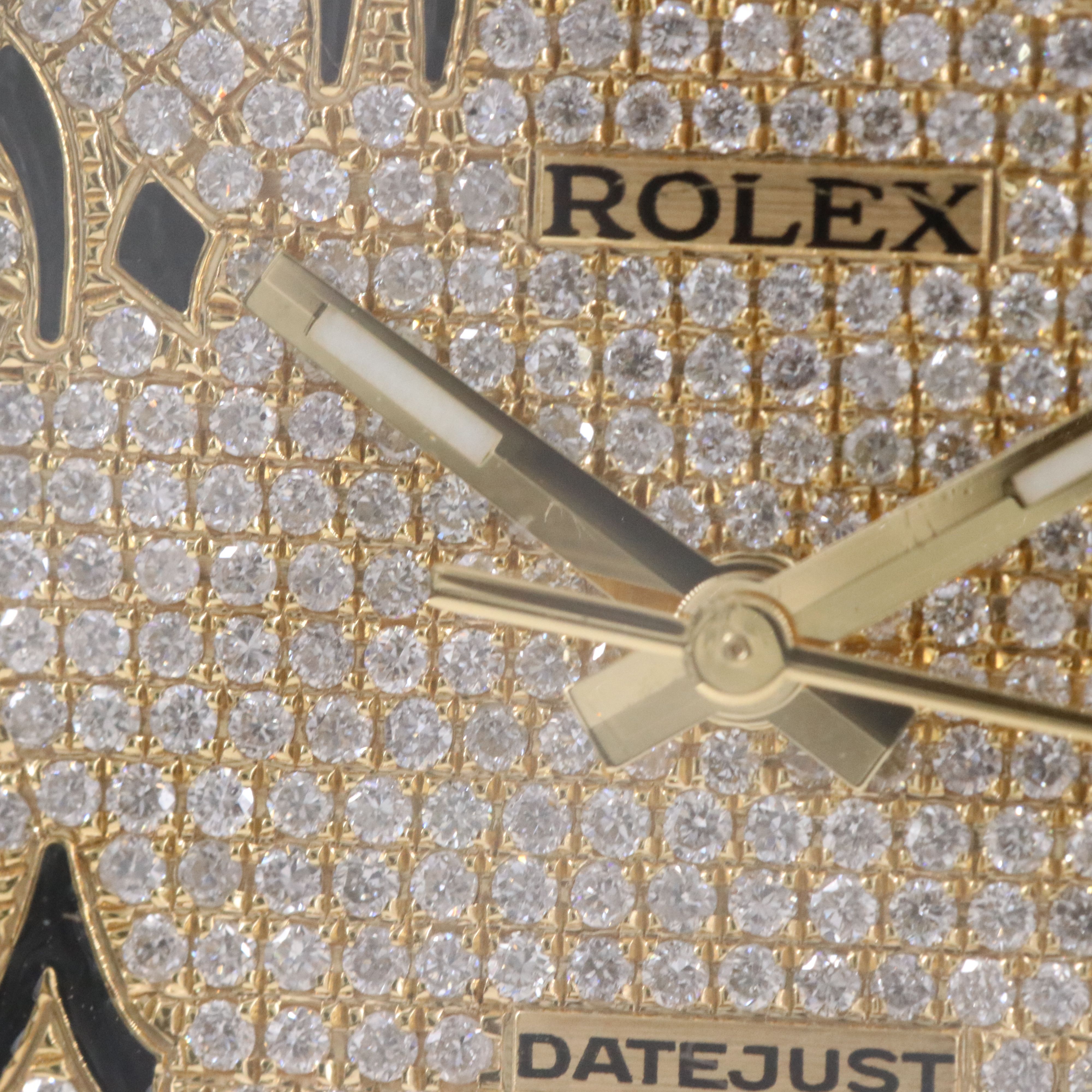 Rolex Datejust 41 Rolesor 126333 Custom 13.00 CTW Diamond Set Watch