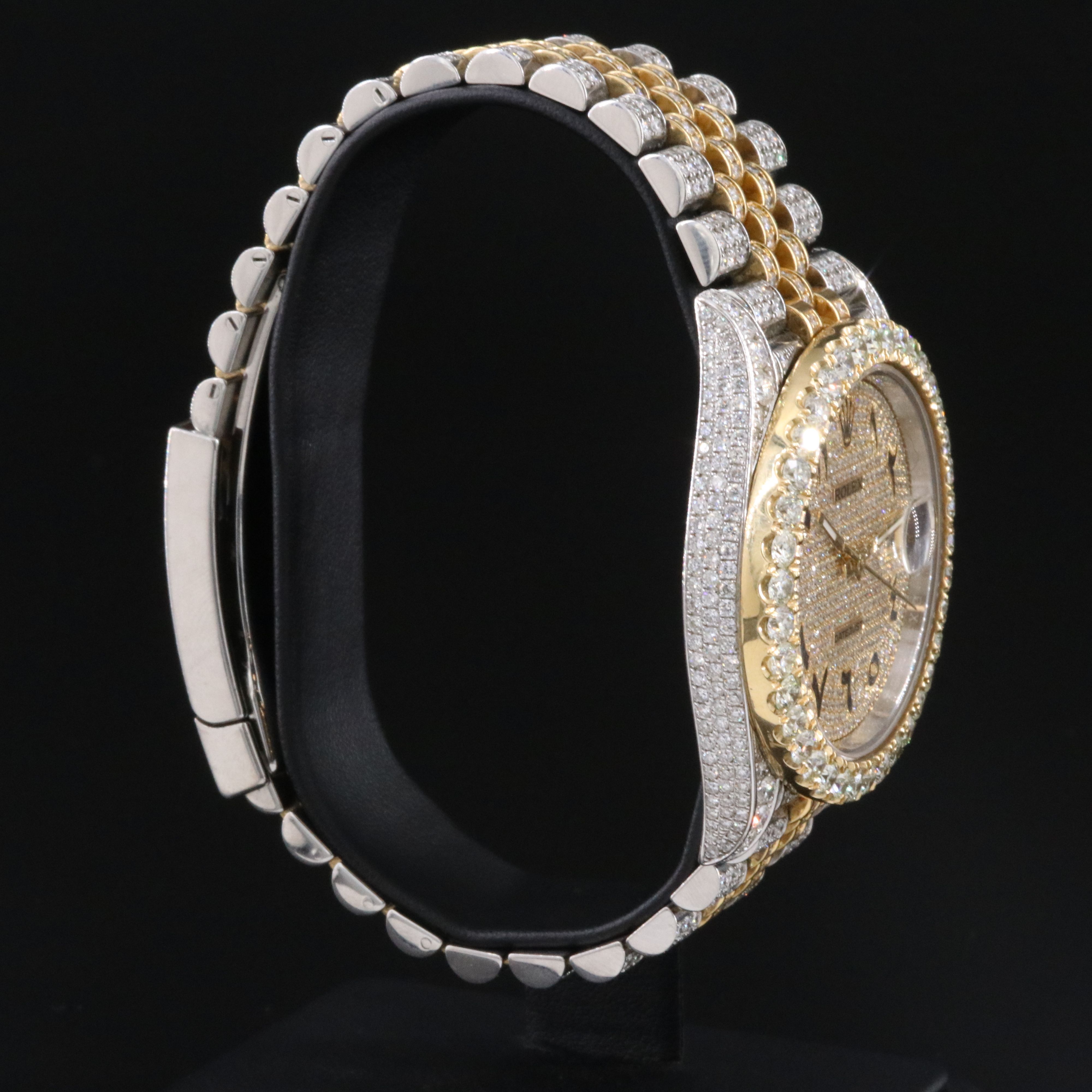 Rolex Datejust 41 Rolesor 126333 Custom 13.00 CTW Diamond Set Watch