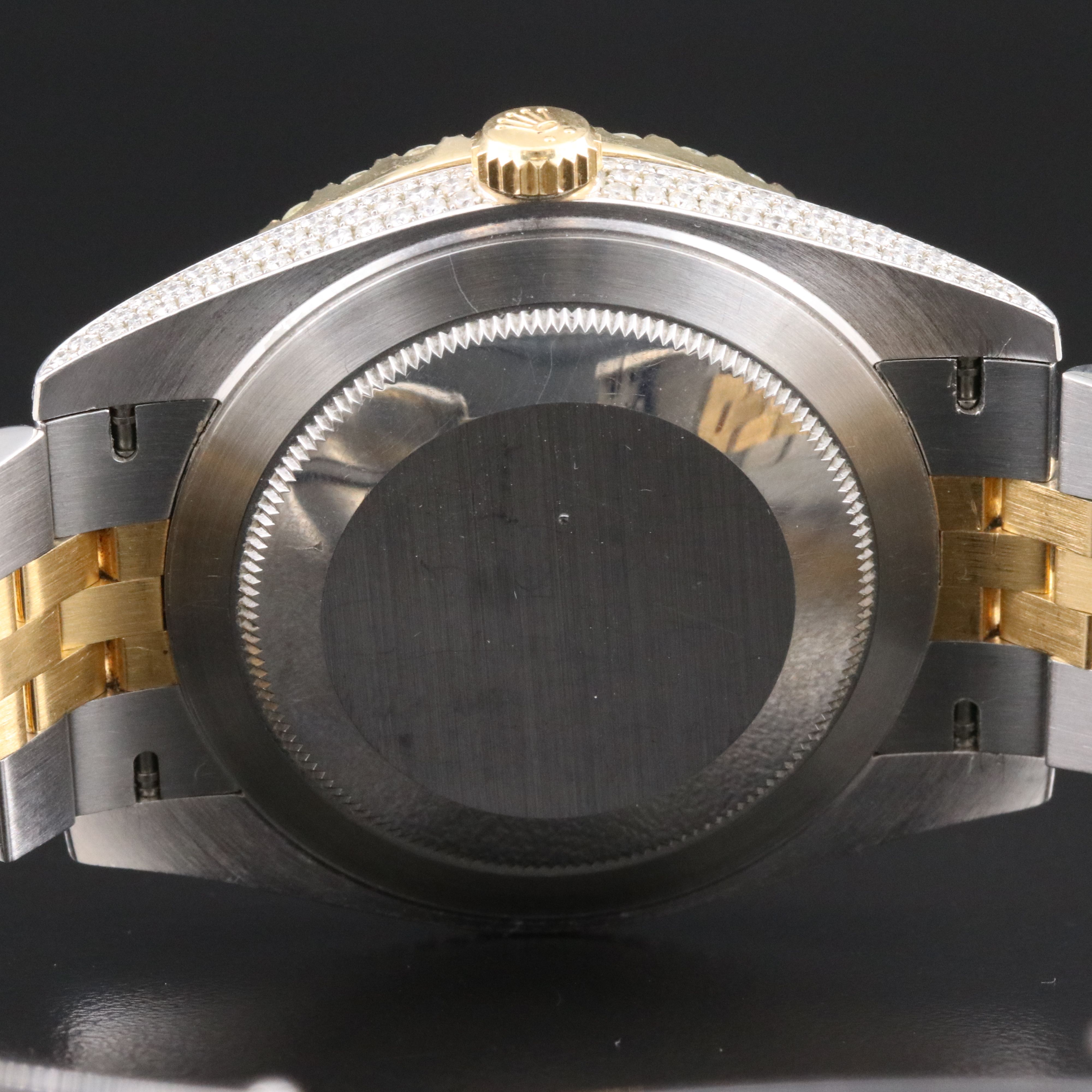 Rolex Datejust 41 Rolesor 126333 Custom 13.00 CTW Diamond Set Watch