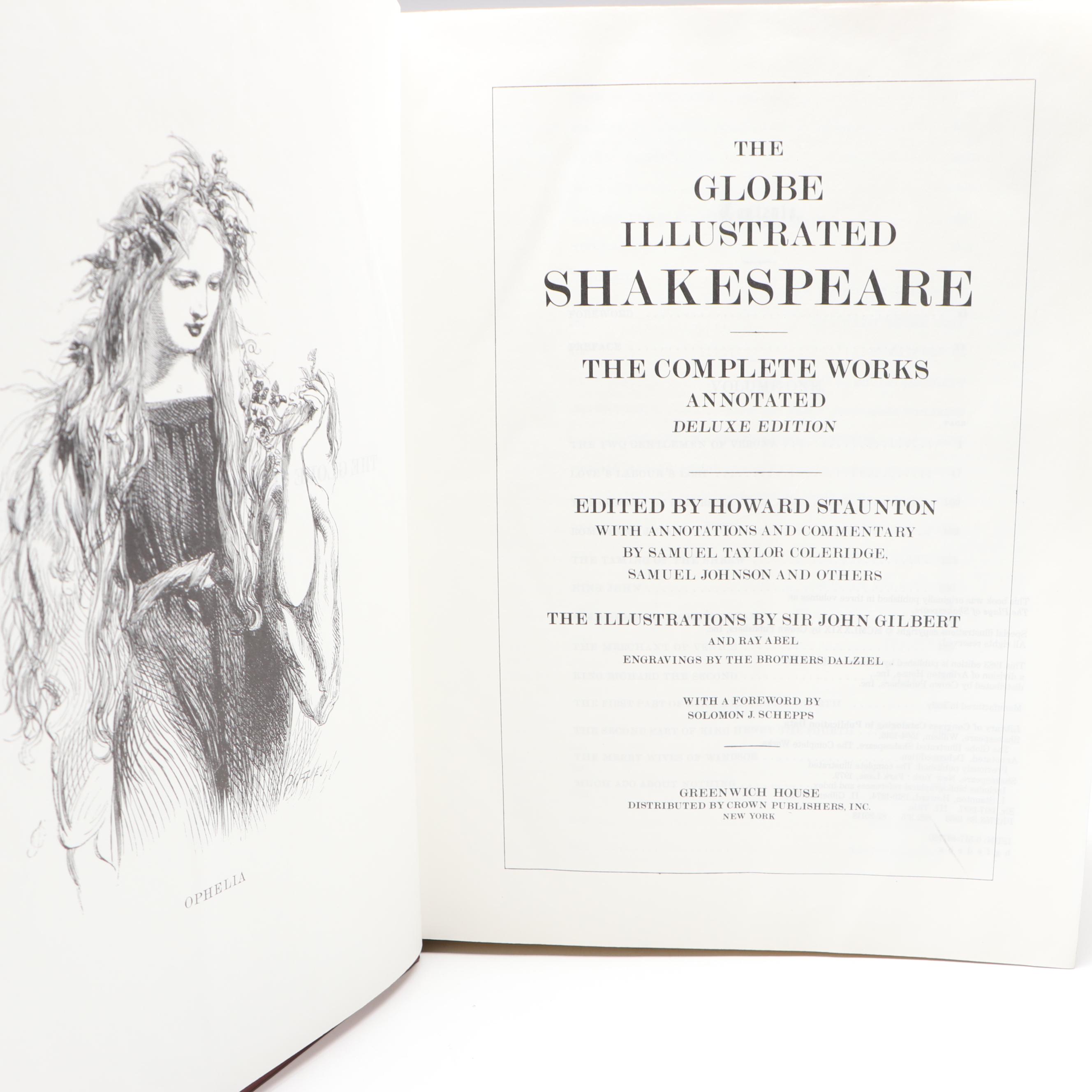 "The Globe Illustrated Shakespeare" Edited by Howard Staunton, 1983