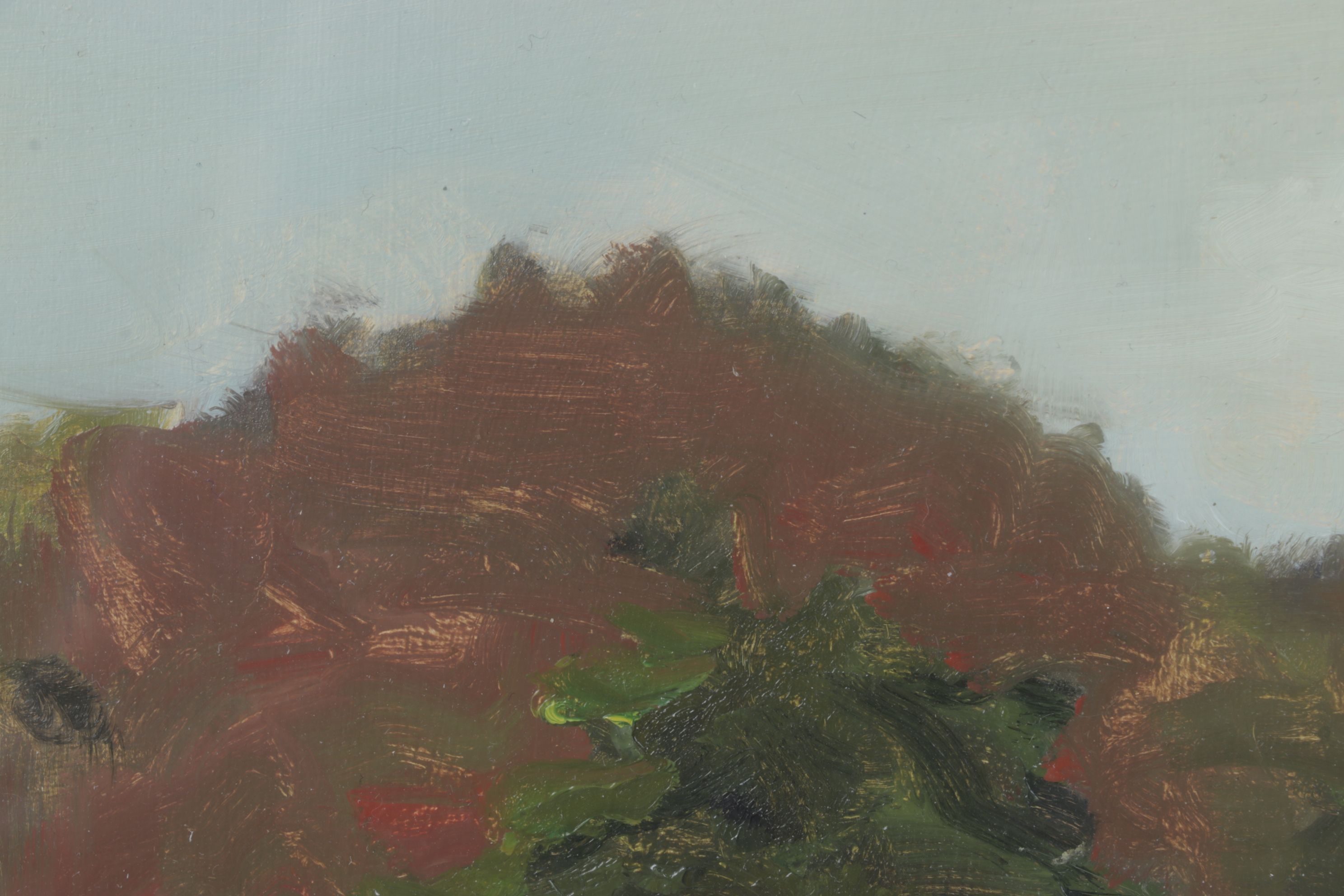 Peter Schroth Oil Painting "Pair of Pines", 2001