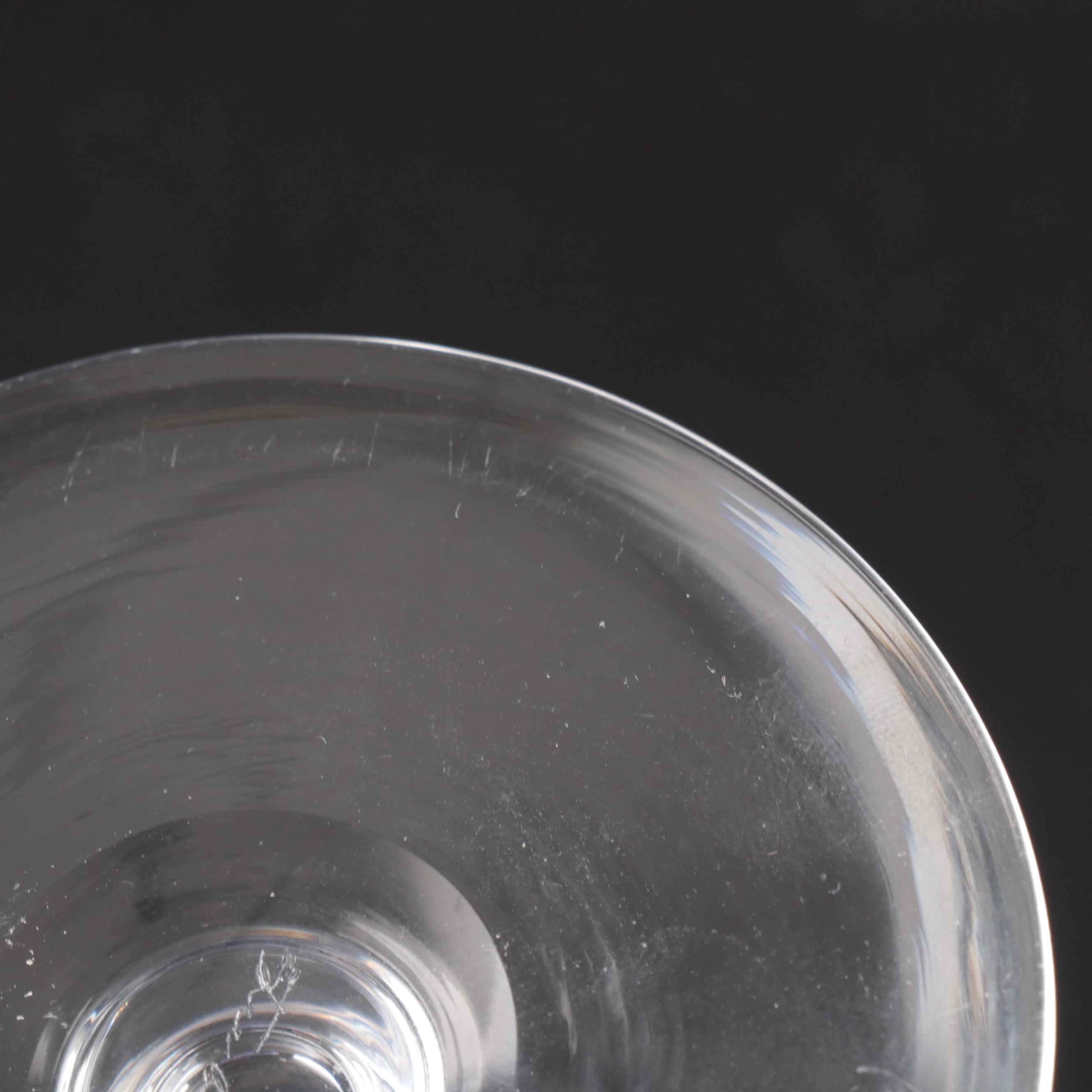 Steuben Art Glass Water Goblets