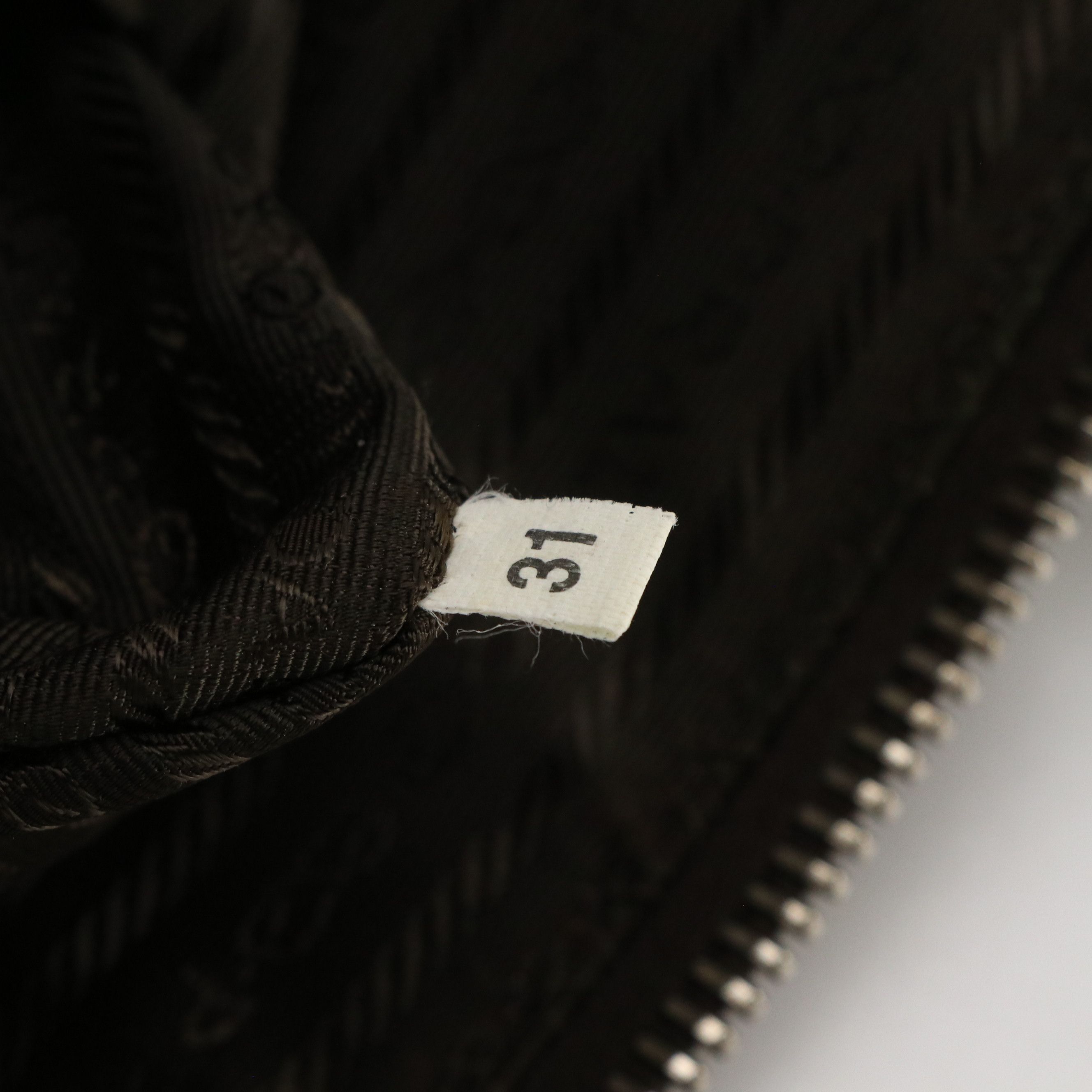 Prada Domed Zip-Top Handbag in Chocolate Brown Velour and Calfskin Trim