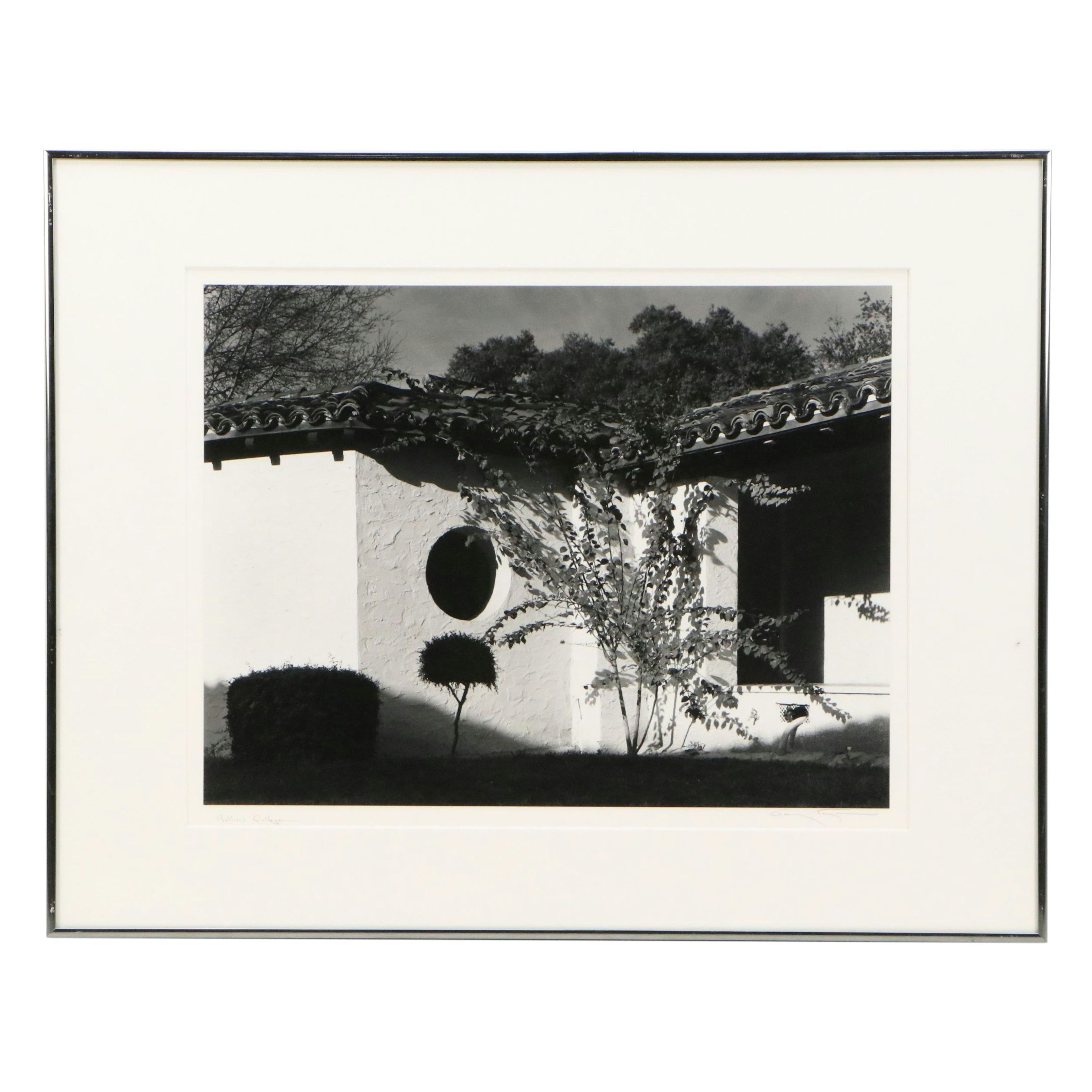 Gary Faye Silver Gelatin Print "Rollins College"