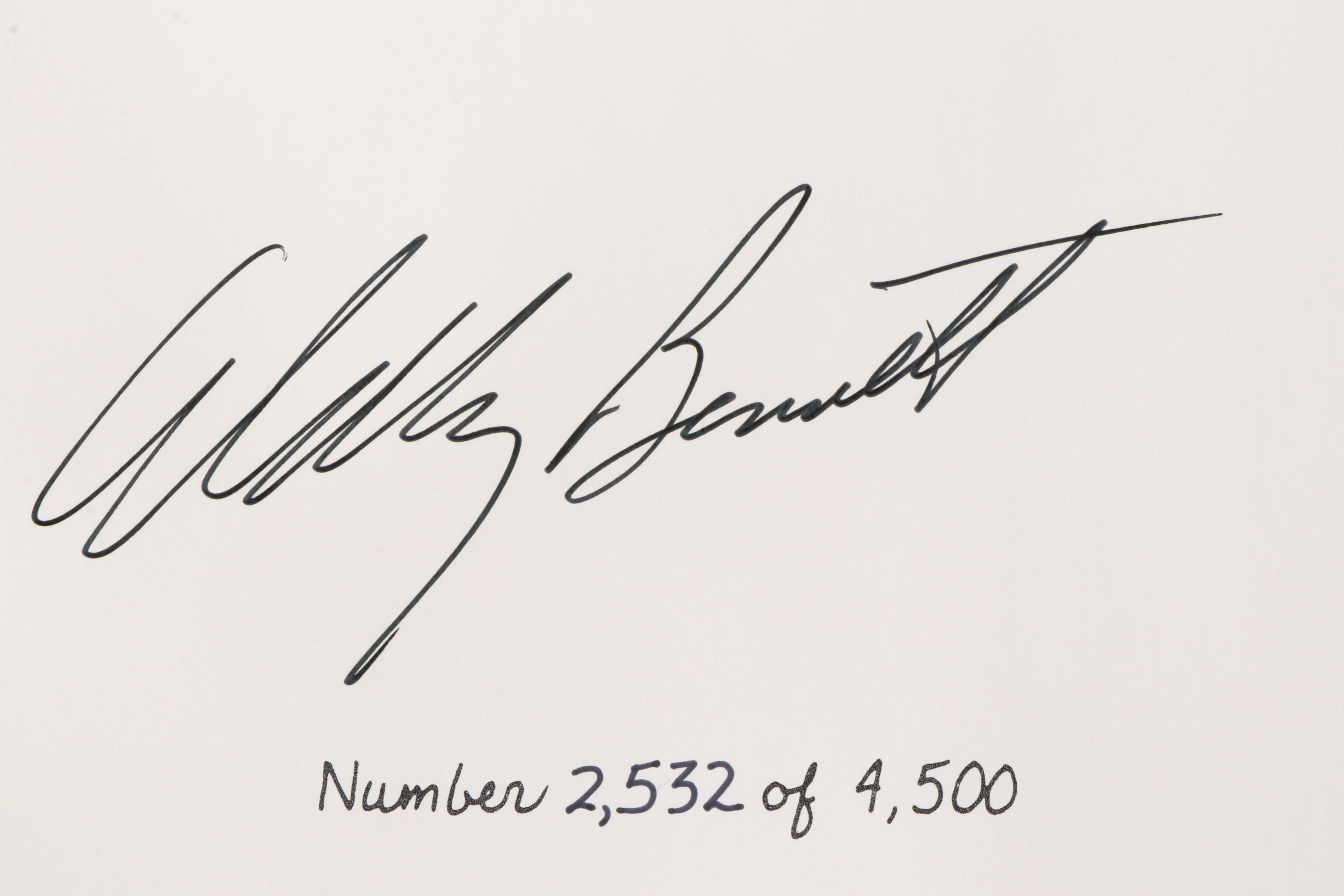 Signed First Edition "The Book of Virtues" and "The Moral Compass" by W. Bennett