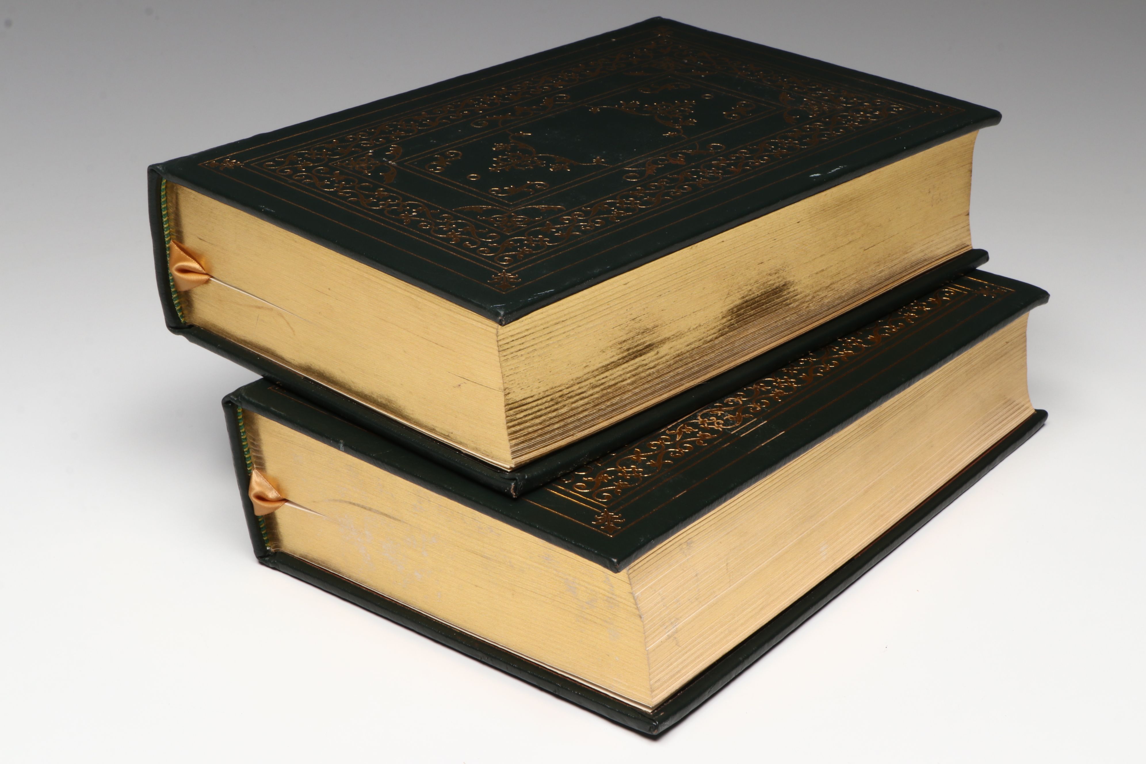 Signed First Edition "The Book of Virtues" and "The Moral Compass" by W. Bennett