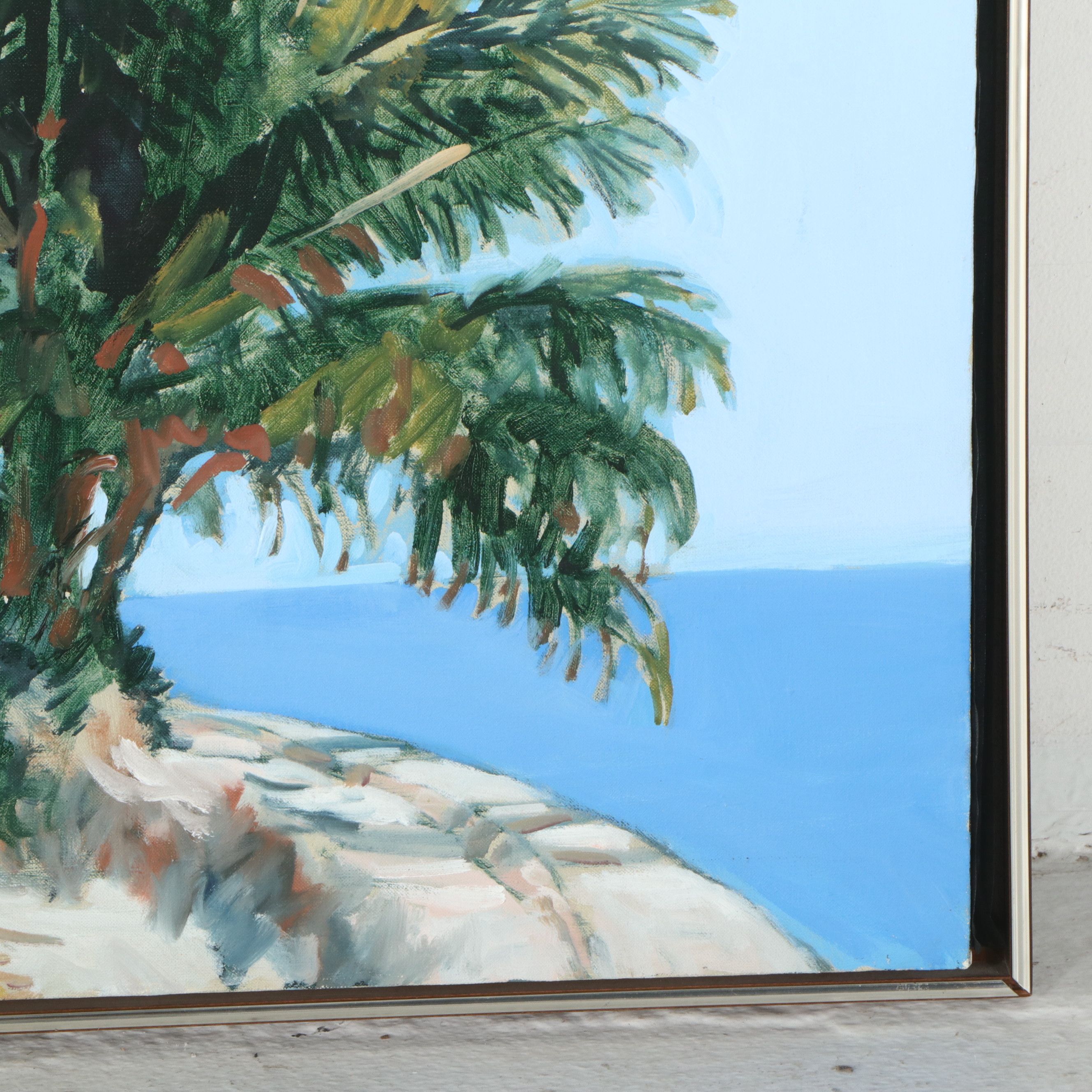 Eleanor Blair Large-Scale Florida Lighthouse Landscape Oil Painting