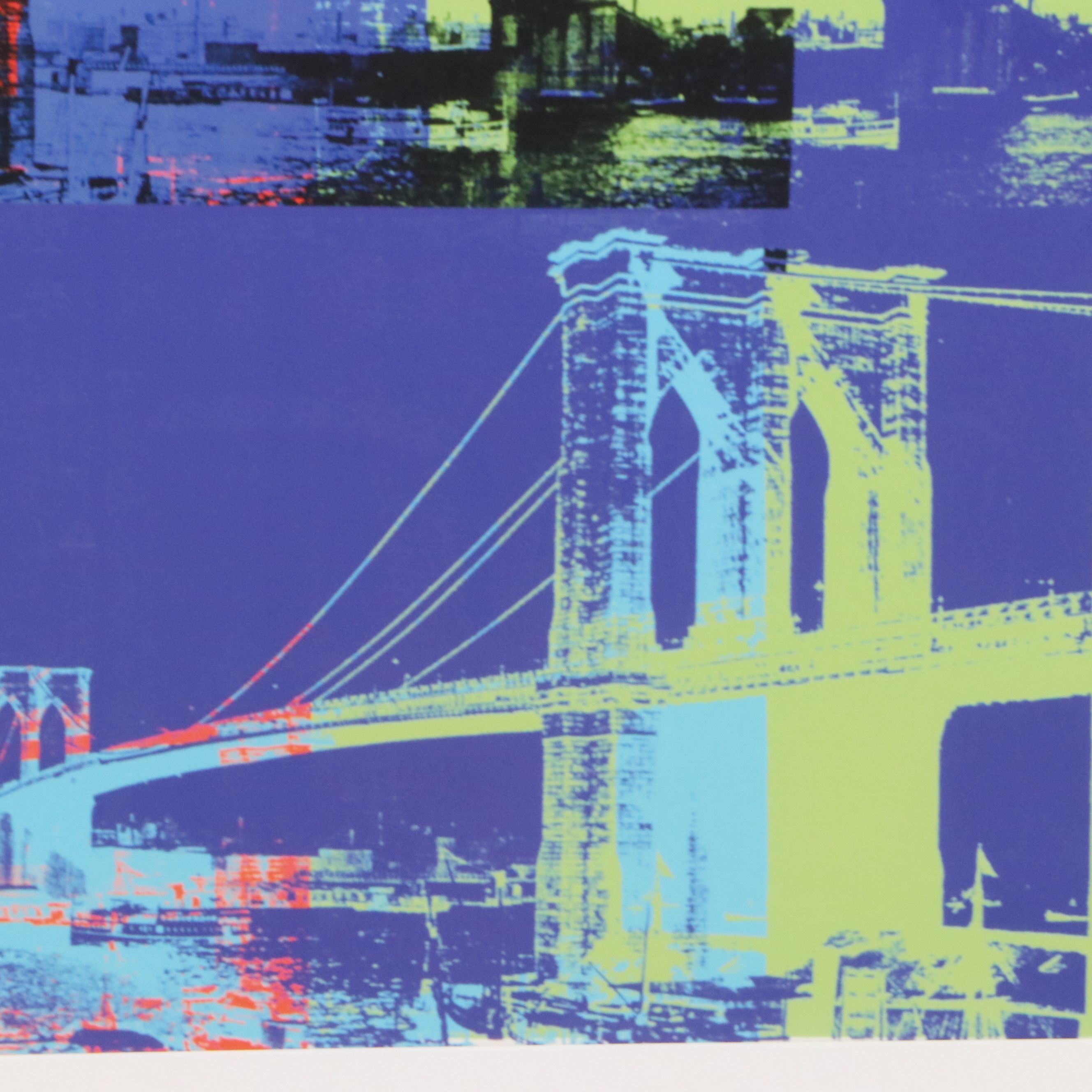 After Andy Warhol Giclée "Brooklyn Bridge"