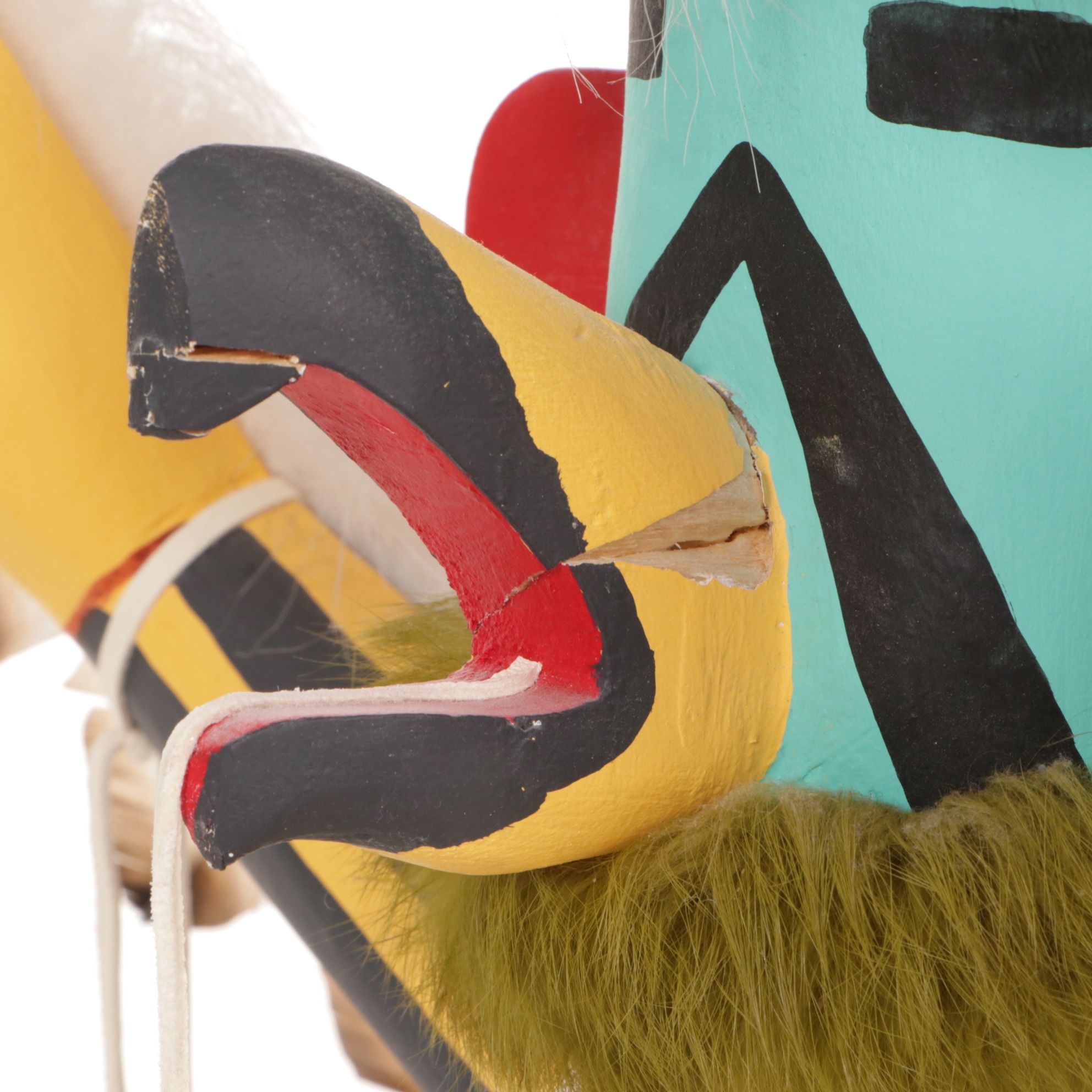 Signed Hand-Crafted "Eagle Dancer" Cottonwood Kachina Figure