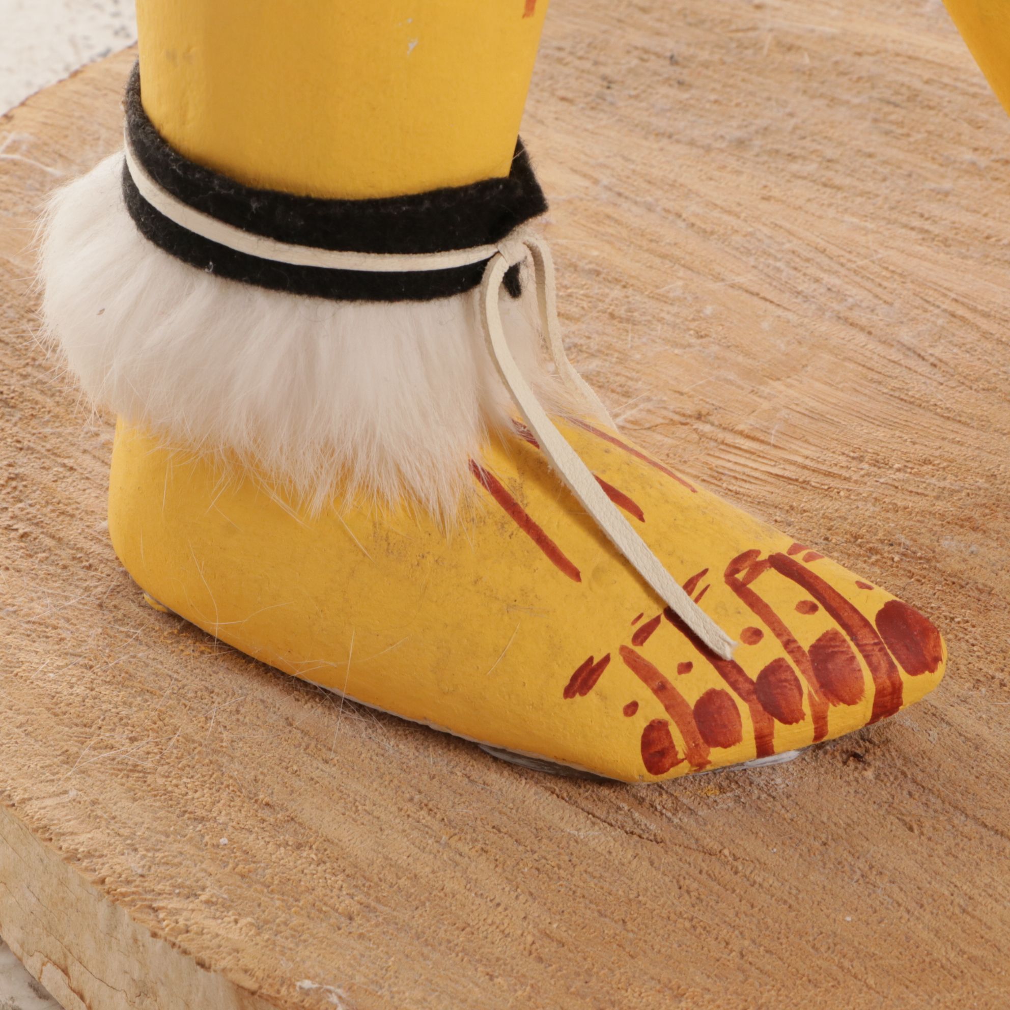 Signed Hand-Crafted "Eagle Dancer" Cottonwood Kachina Figure