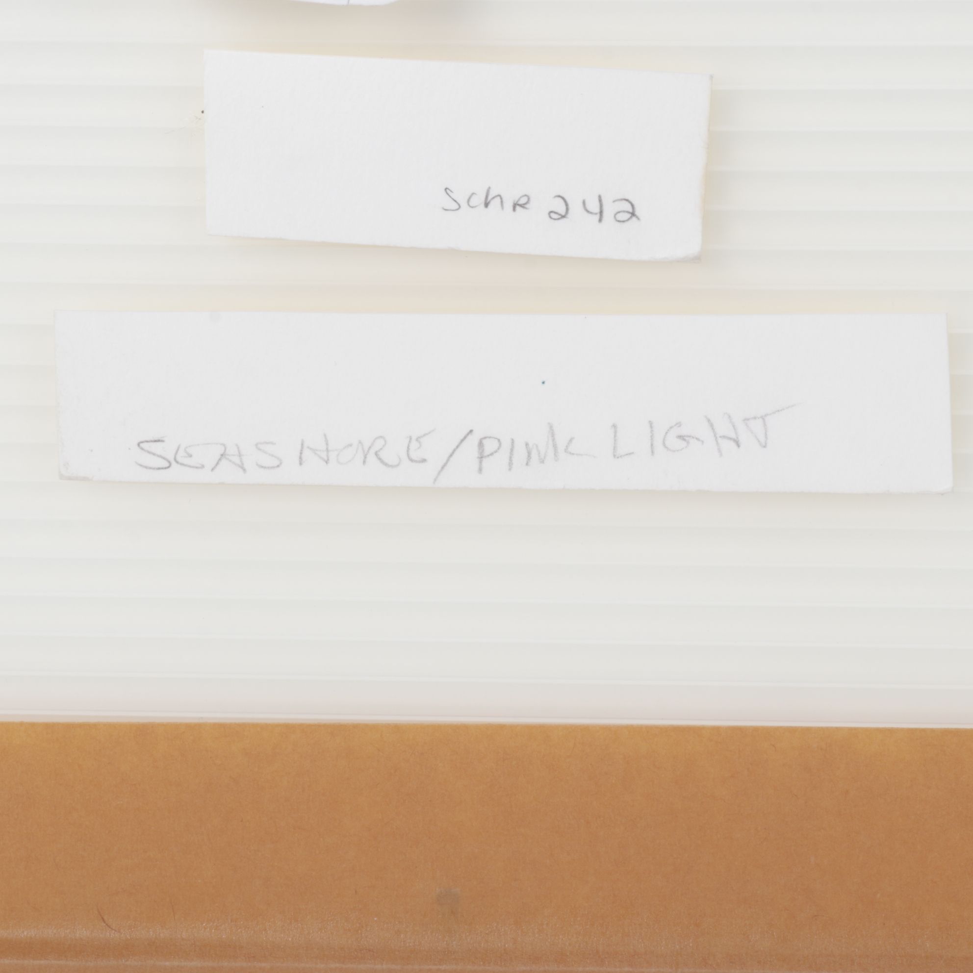 Peter Schroth Oil Painting "Seashore, Pink Light", 1999