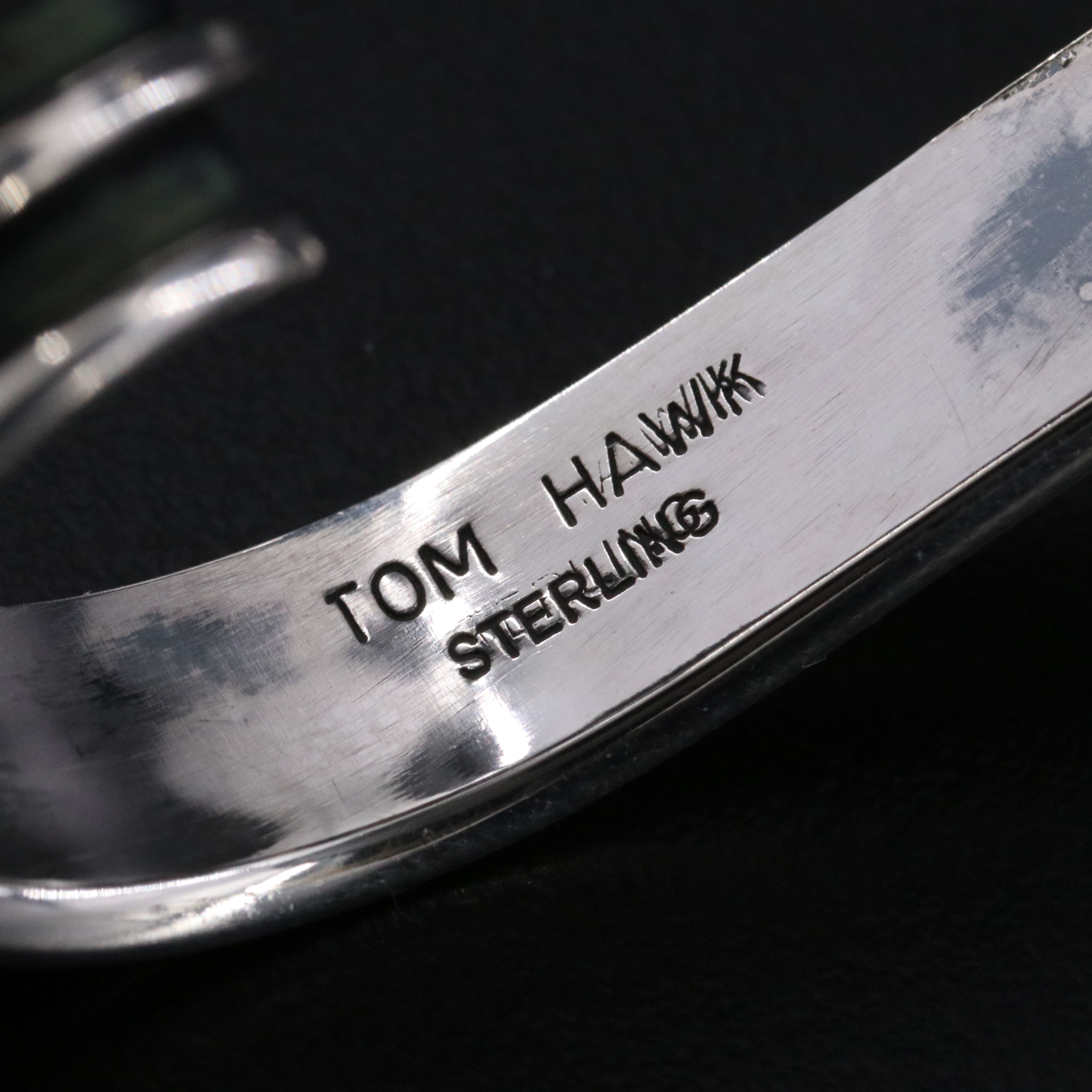 Tom Hawk Navajo Diné Sterling Heart Pendant