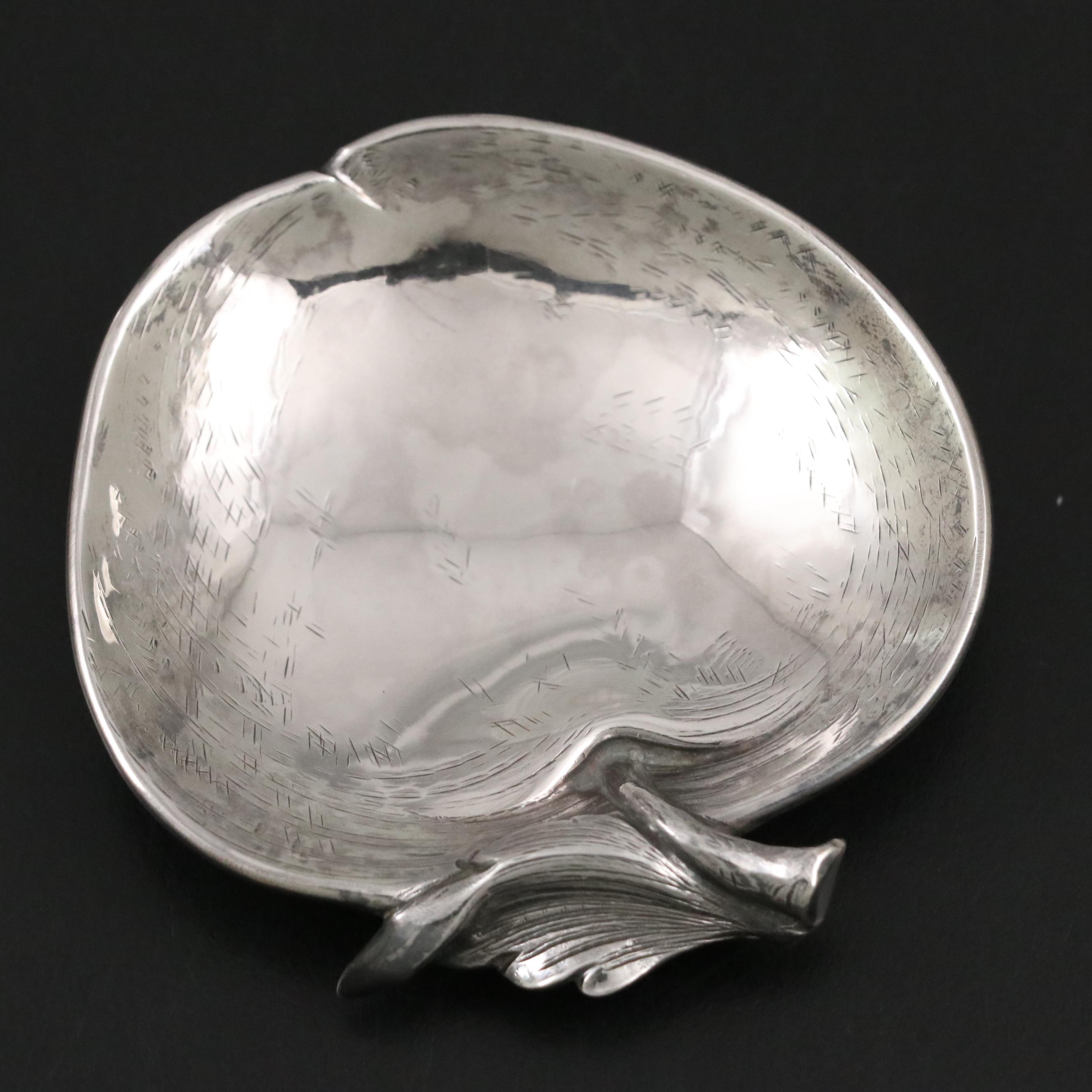 Buccellati Italian Sterling Silver Apple Dish