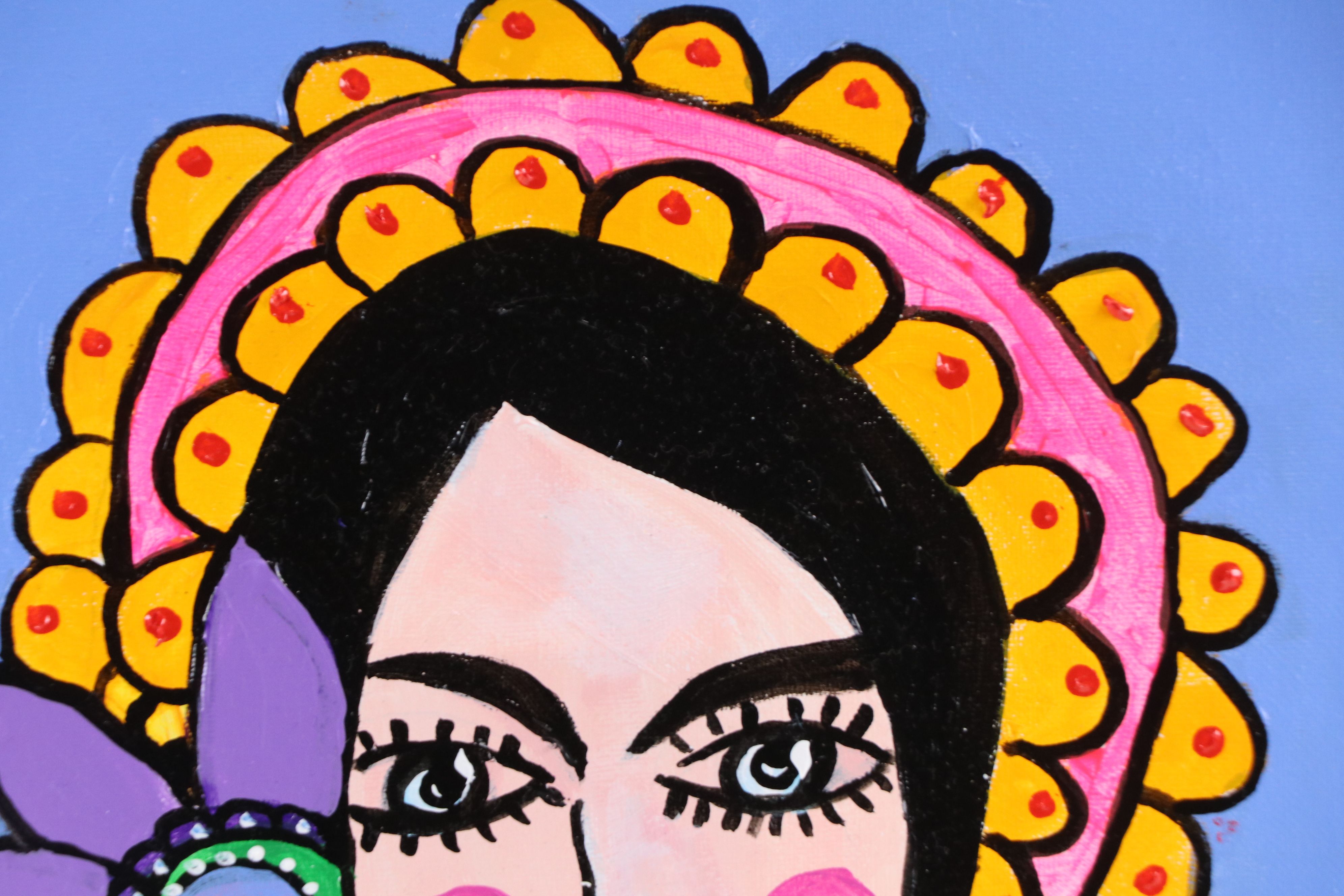 Milagros Pongo Mixed Media Painting "The Empress," 2026