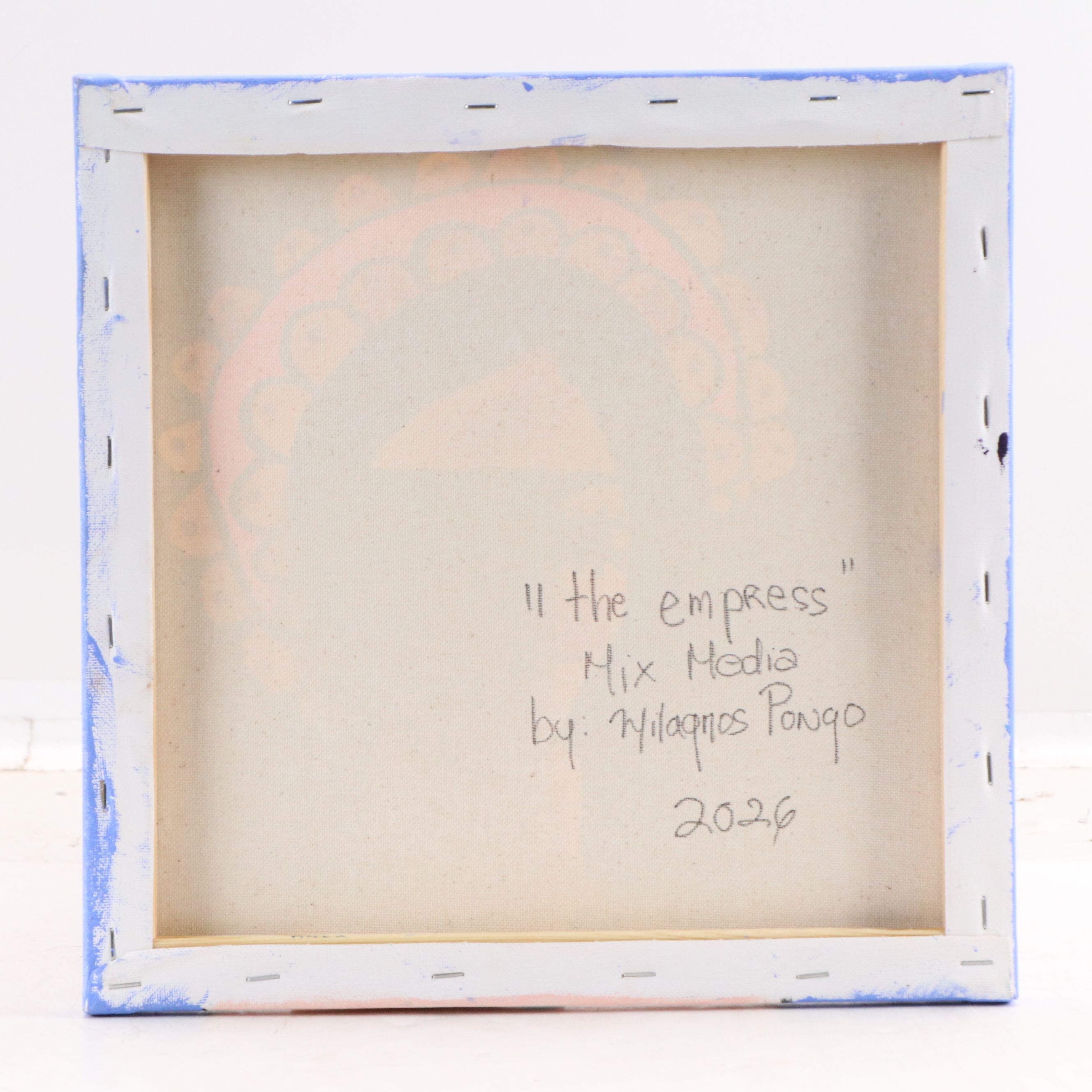 Milagros Pongo Mixed Media Painting "The Empress," 2026