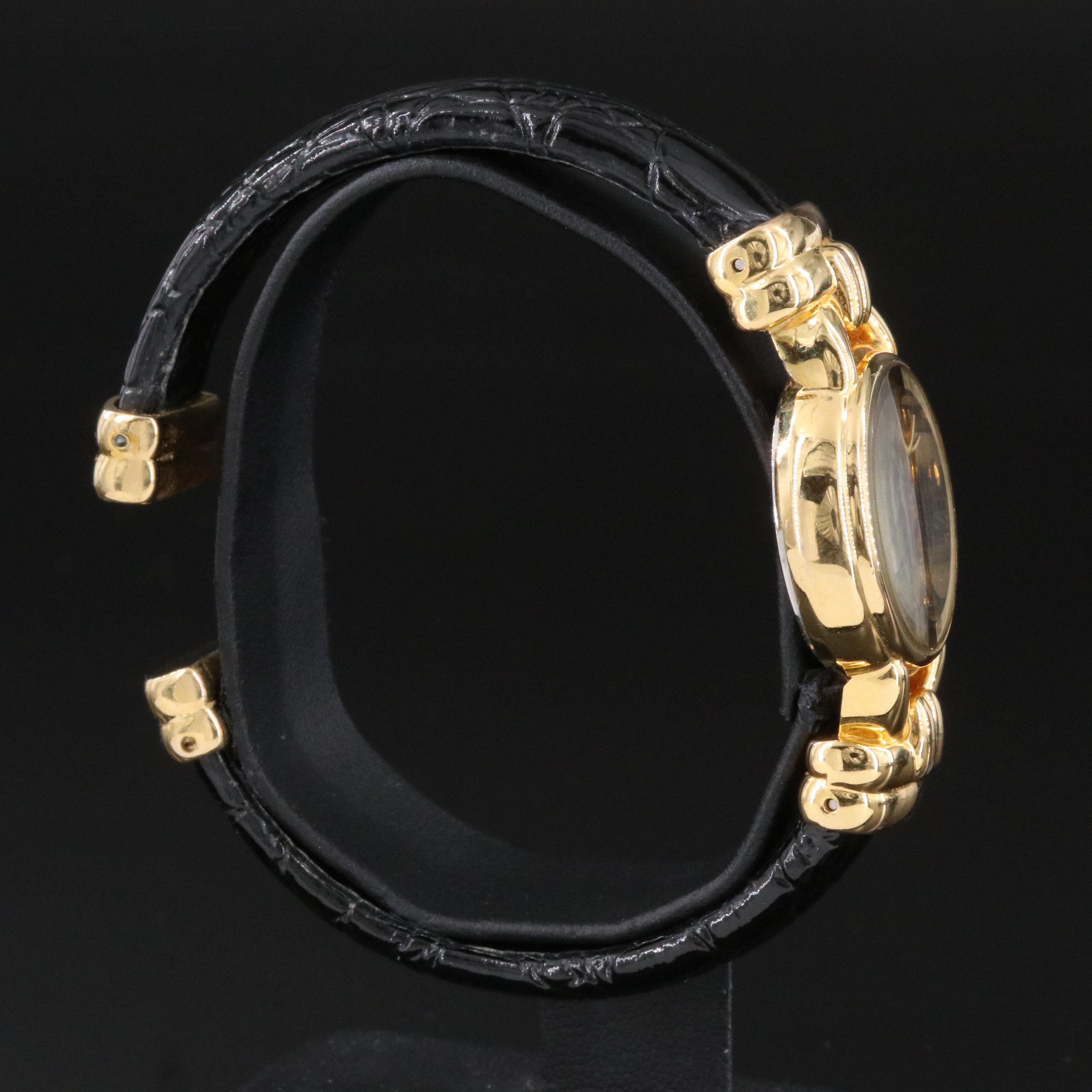 Black Hills 12K Gold Leaves Dial  Quartz Watch