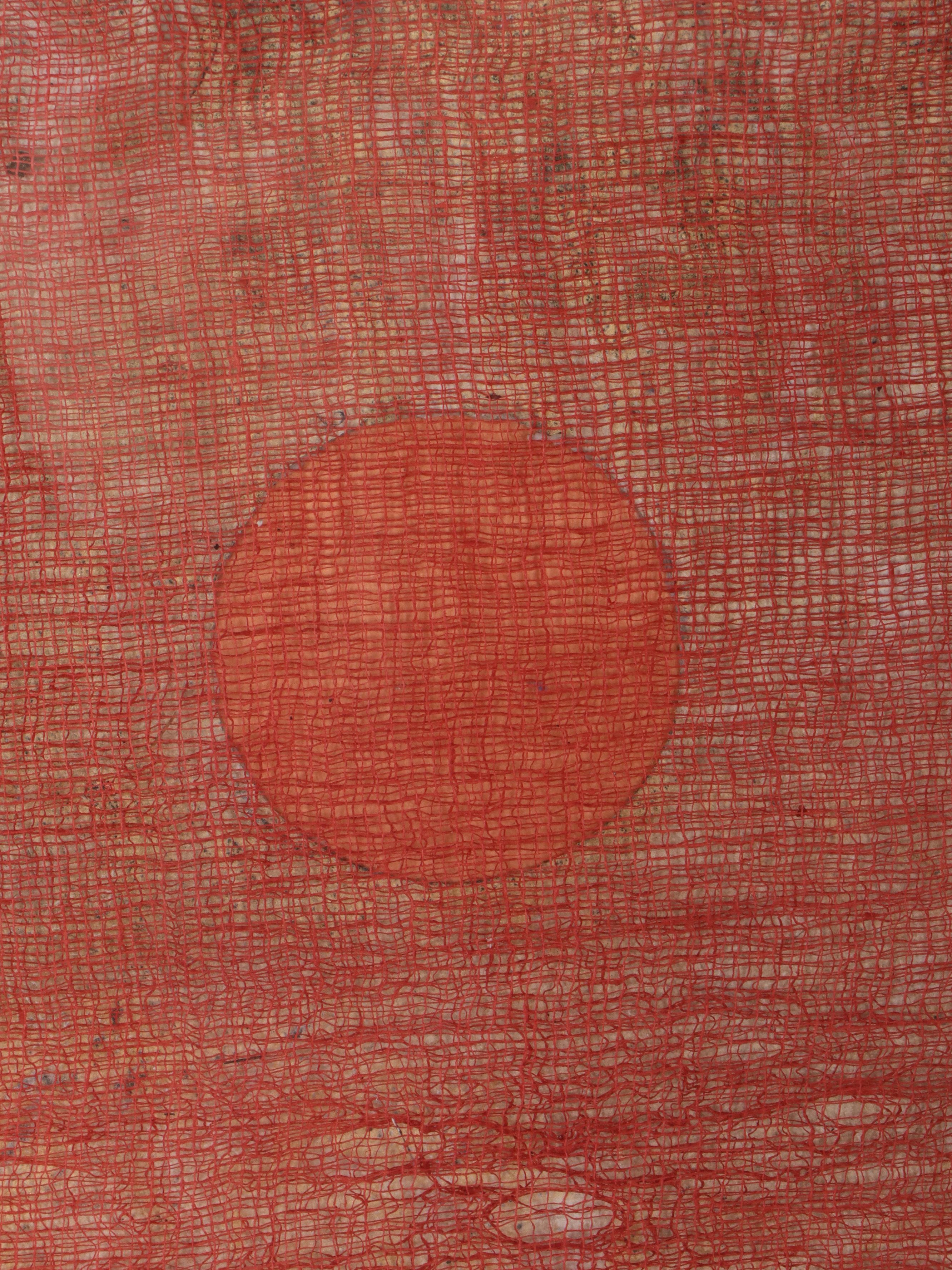 Handmade Madder-Dyed Loose Weave Fabric Panels