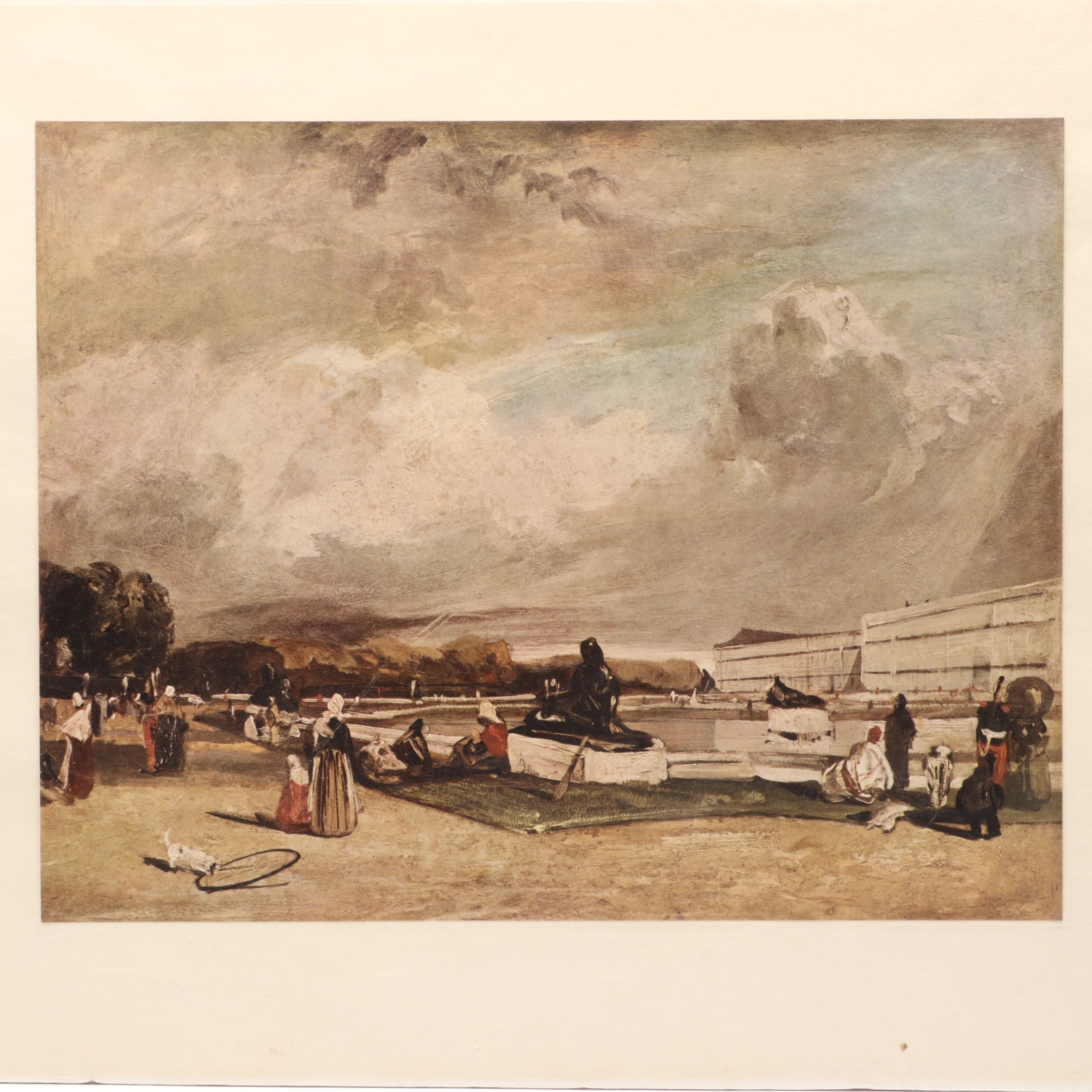 Hand-Colored Lithograph After Gustavus Sohon with Art Prints and Engraving