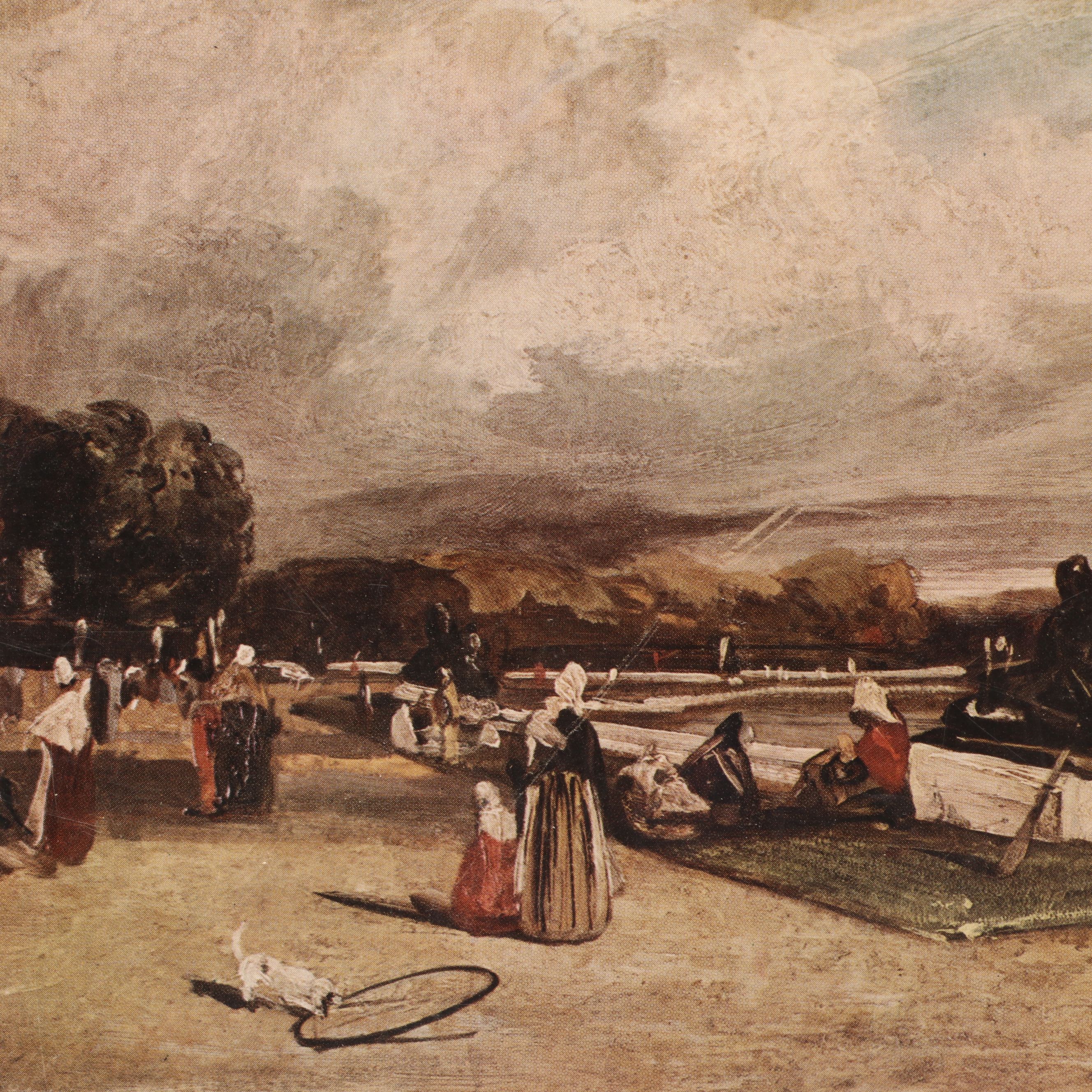 Hand-Colored Lithograph After Gustavus Sohon with Art Prints and Engraving