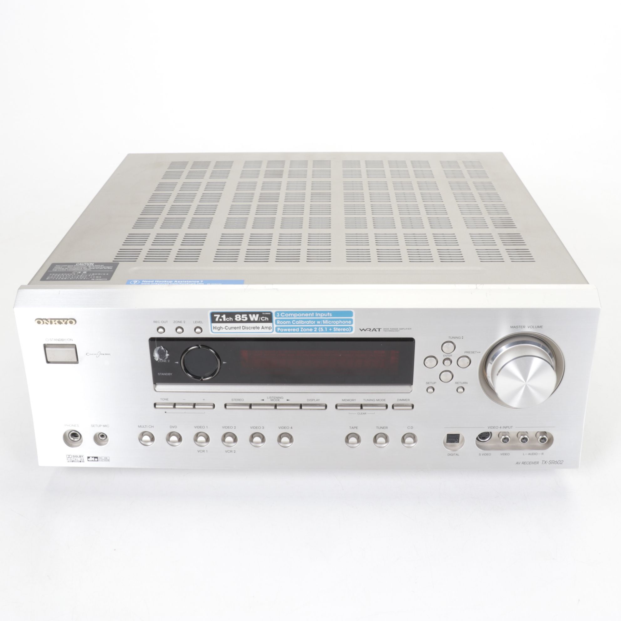 Onkyo TX-SR602 Home Theater A/V Receiver