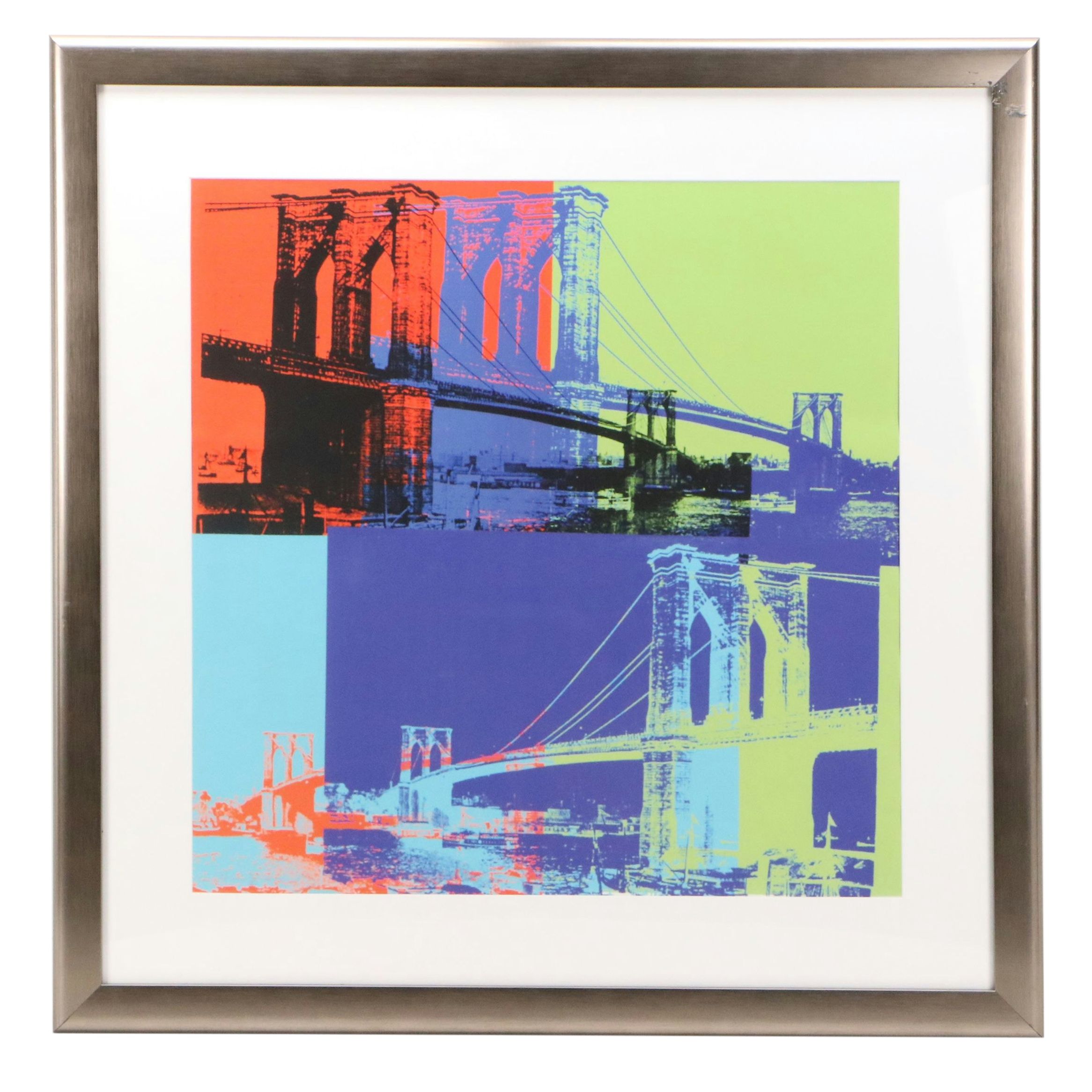After Andy Warhol Giclée "Brooklyn Bridge"