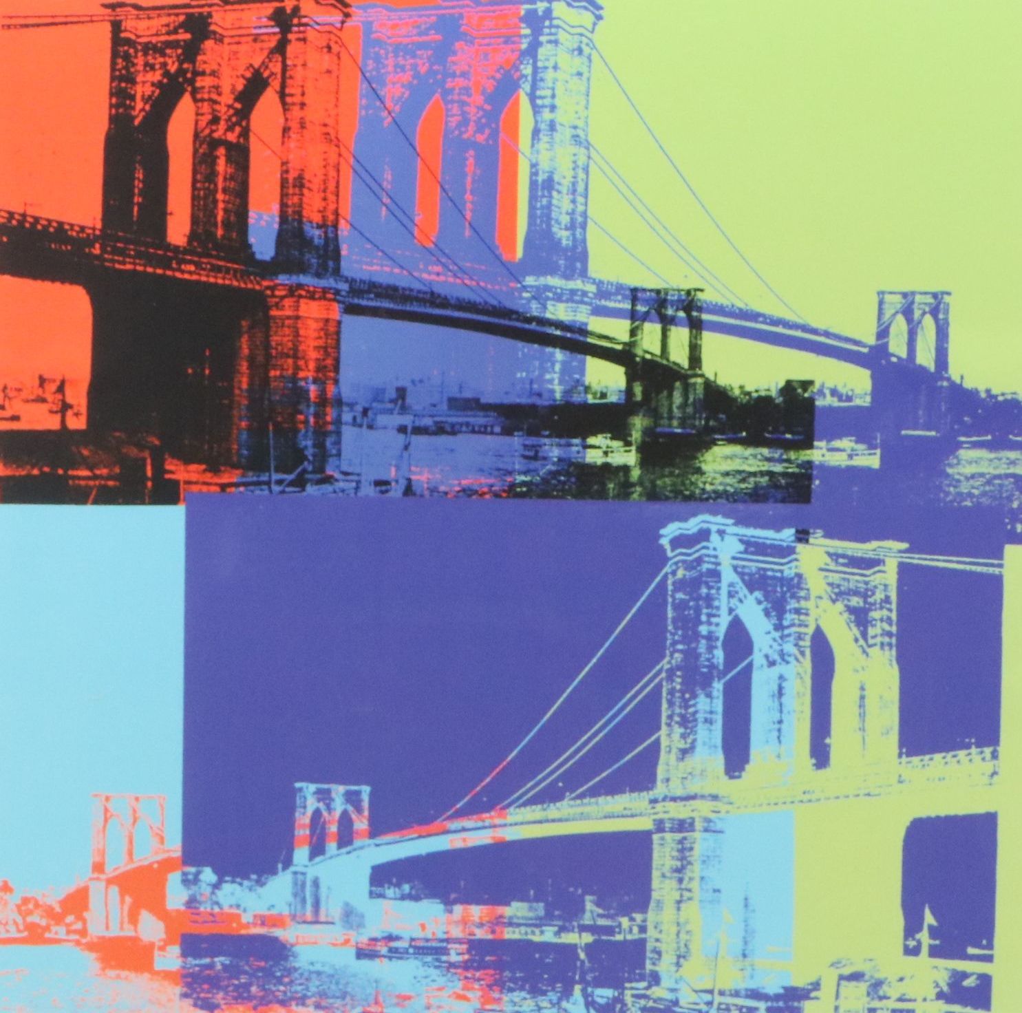 After Andy Warhol Giclée "Brooklyn Bridge"