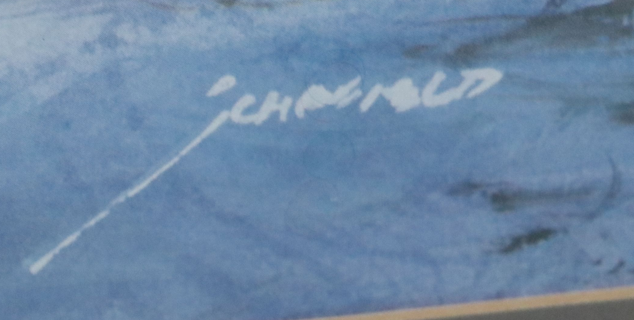 After Michael Schofield Offset Lithograph of Forest Stream, Late 20th Century