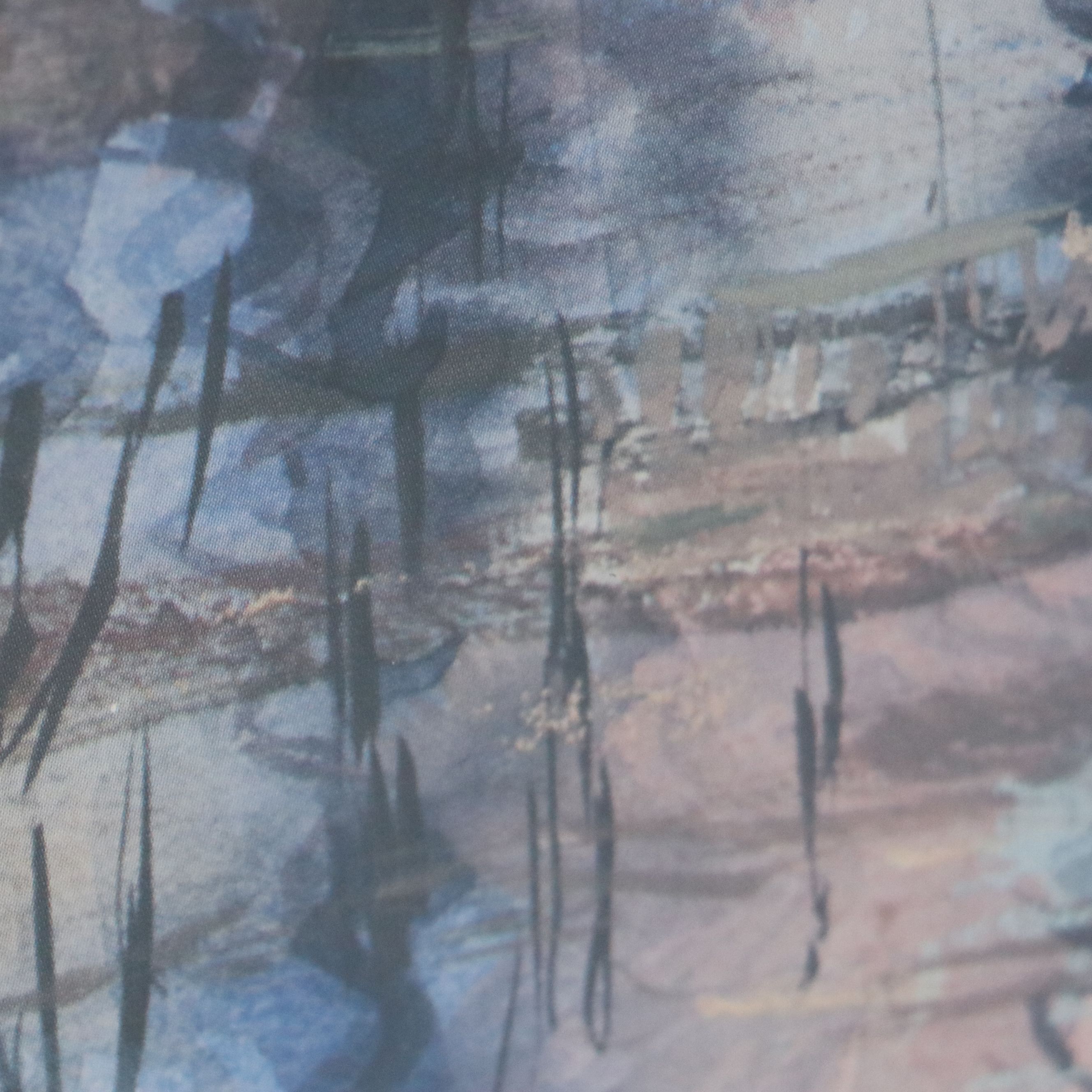 After Michael Schofield Offset Lithograph of Forest Stream, Late 20th Century