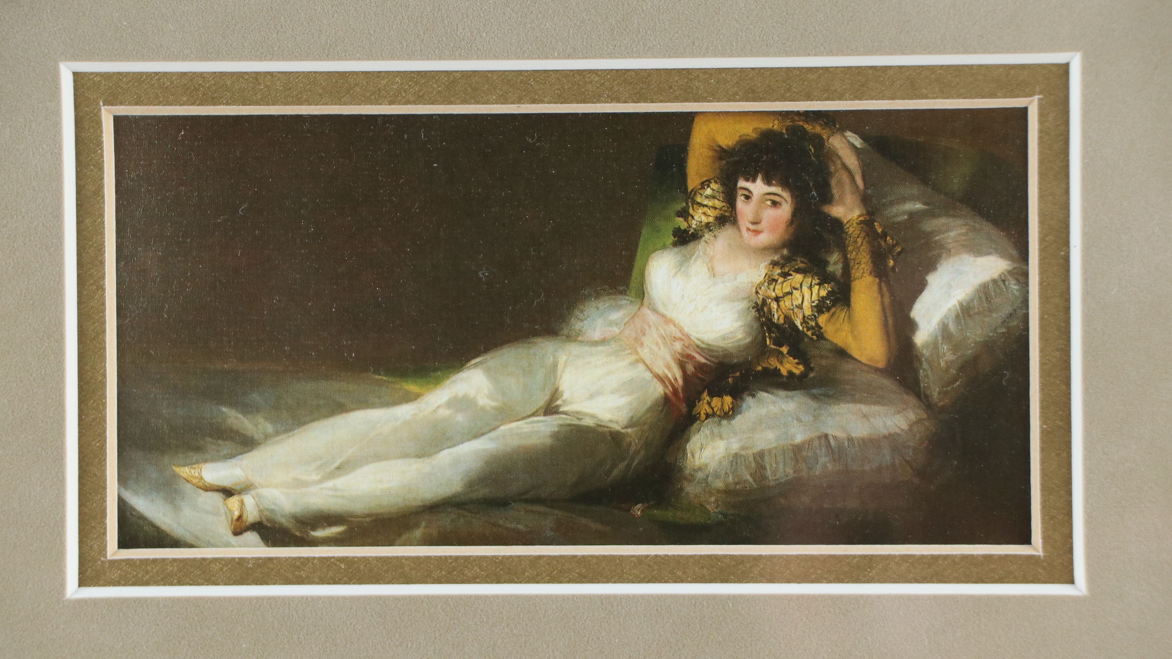 After Francisco Goya Offset Lithographs "La maja vestida" and "La maja desnuda"