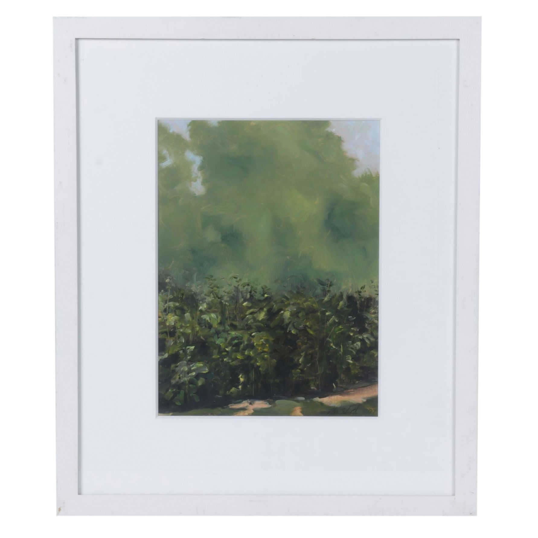 Peter Schroth Oil Painting "Jen's Garden", 1999