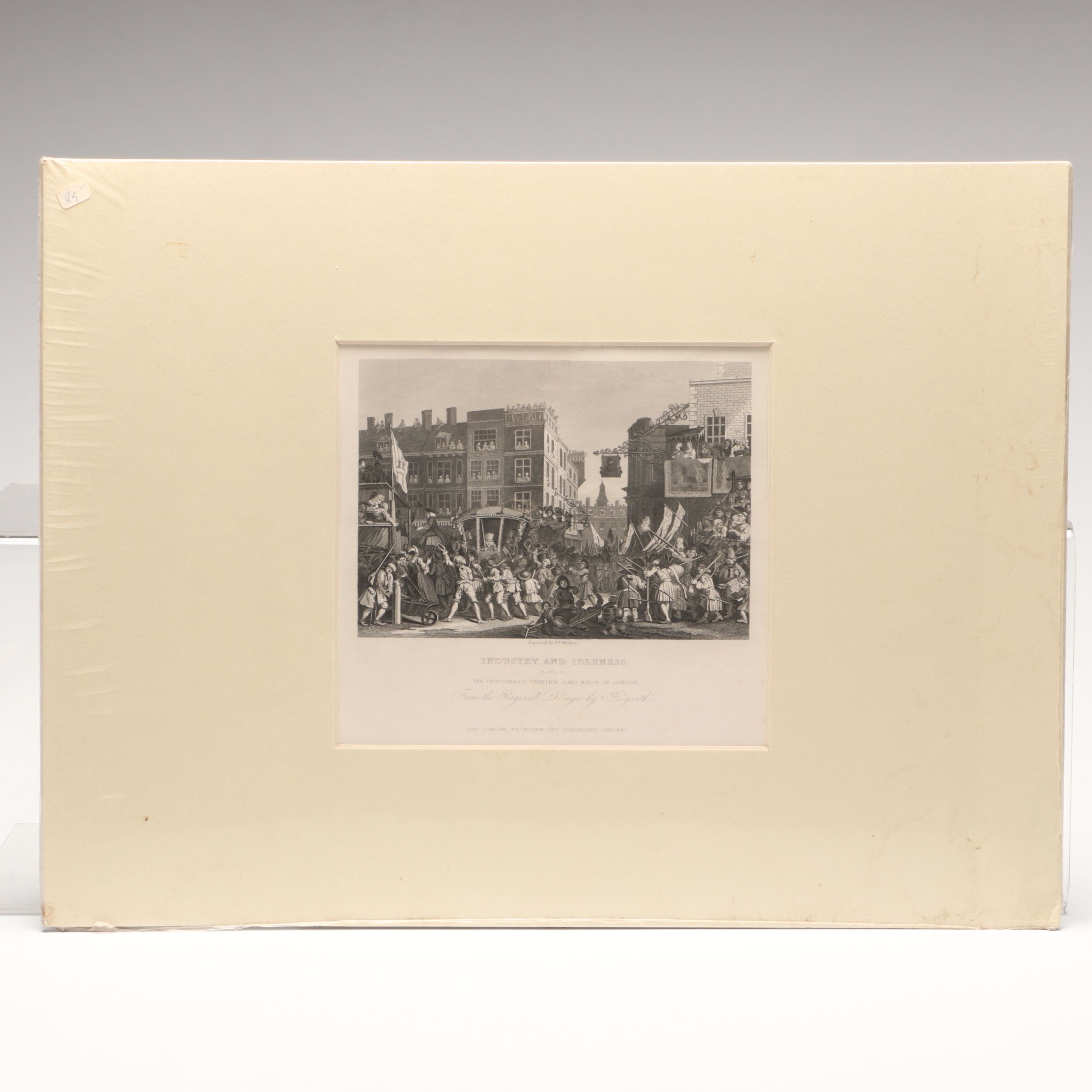 After William Hogarth "Industry and Idleness" with Other Antique Prints