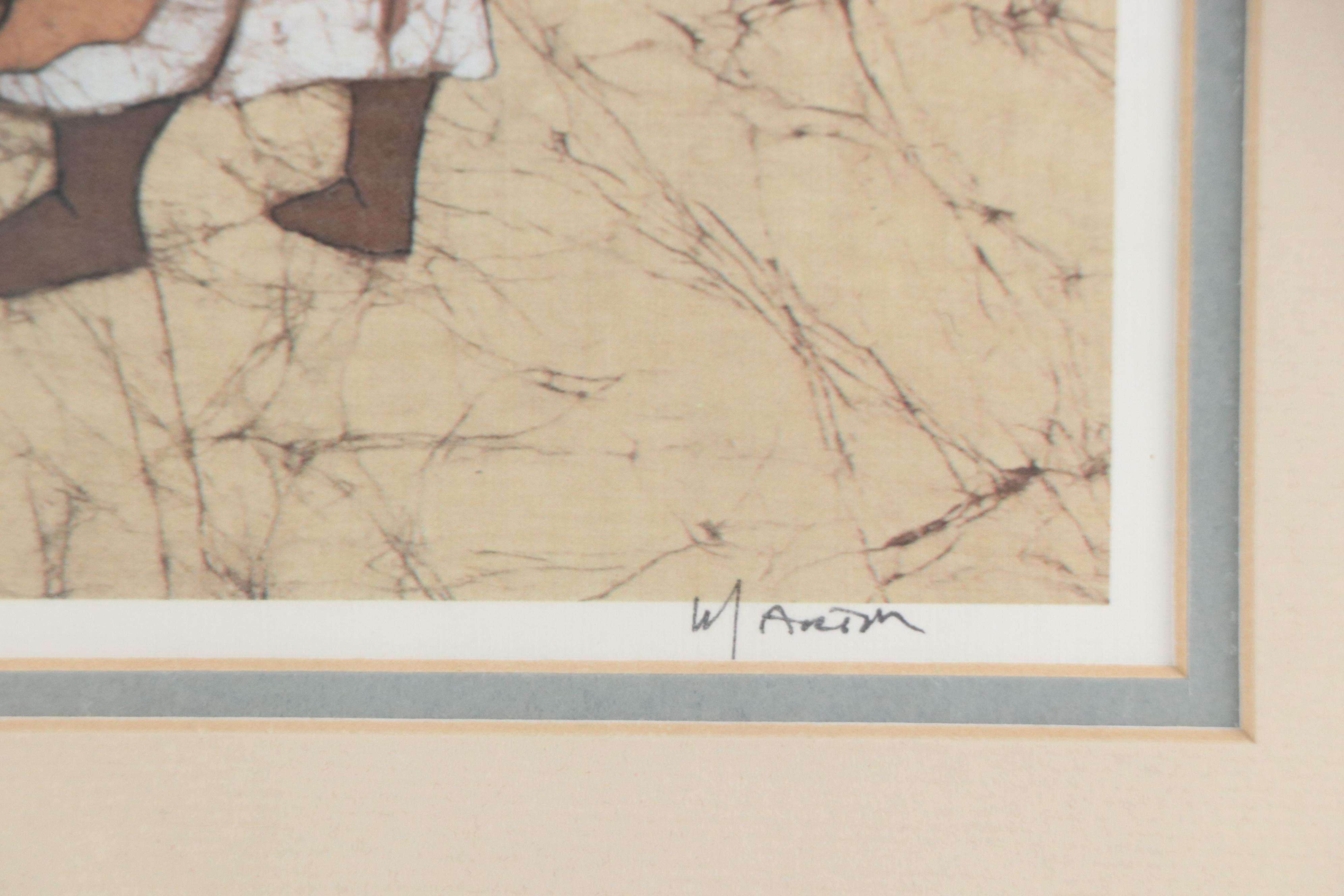 Dick and Trish Martin Offset Lithograph "Pueblo"