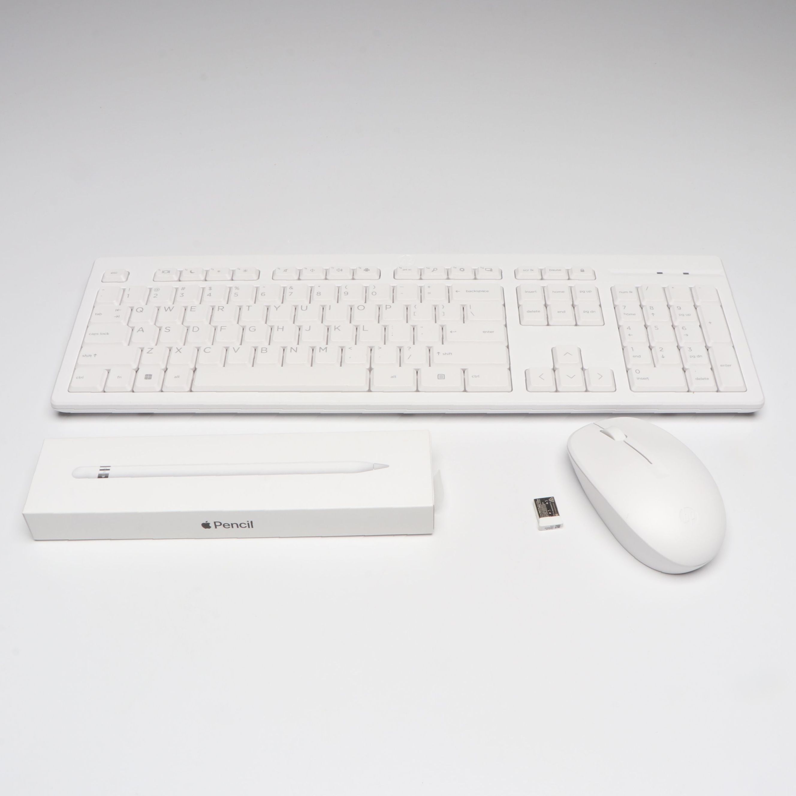 HP Wireless Keyboard and Mouse with Apple Pencil
