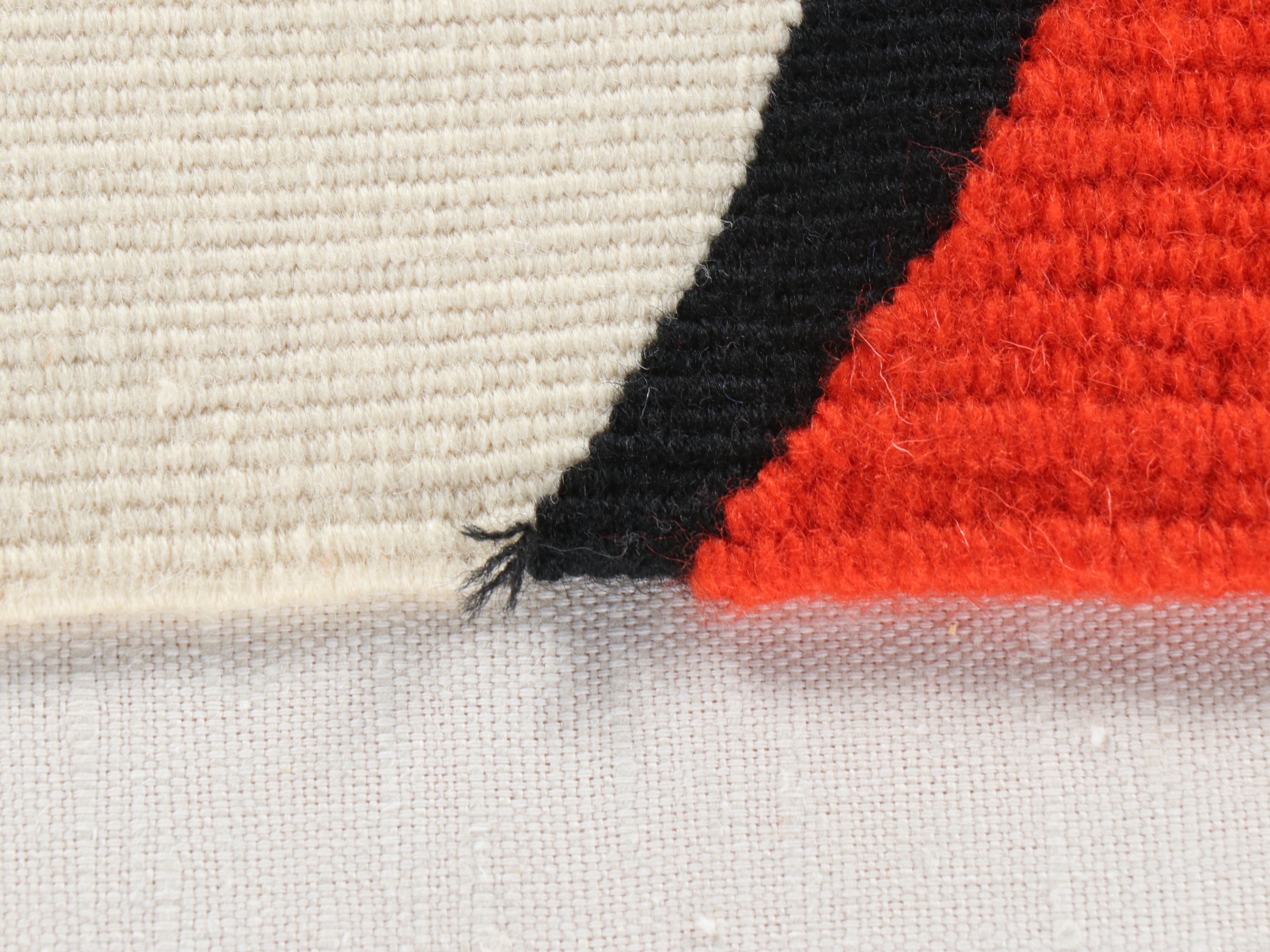 After Alexander Calder Wool Tapestry "Les Vagues," 1975