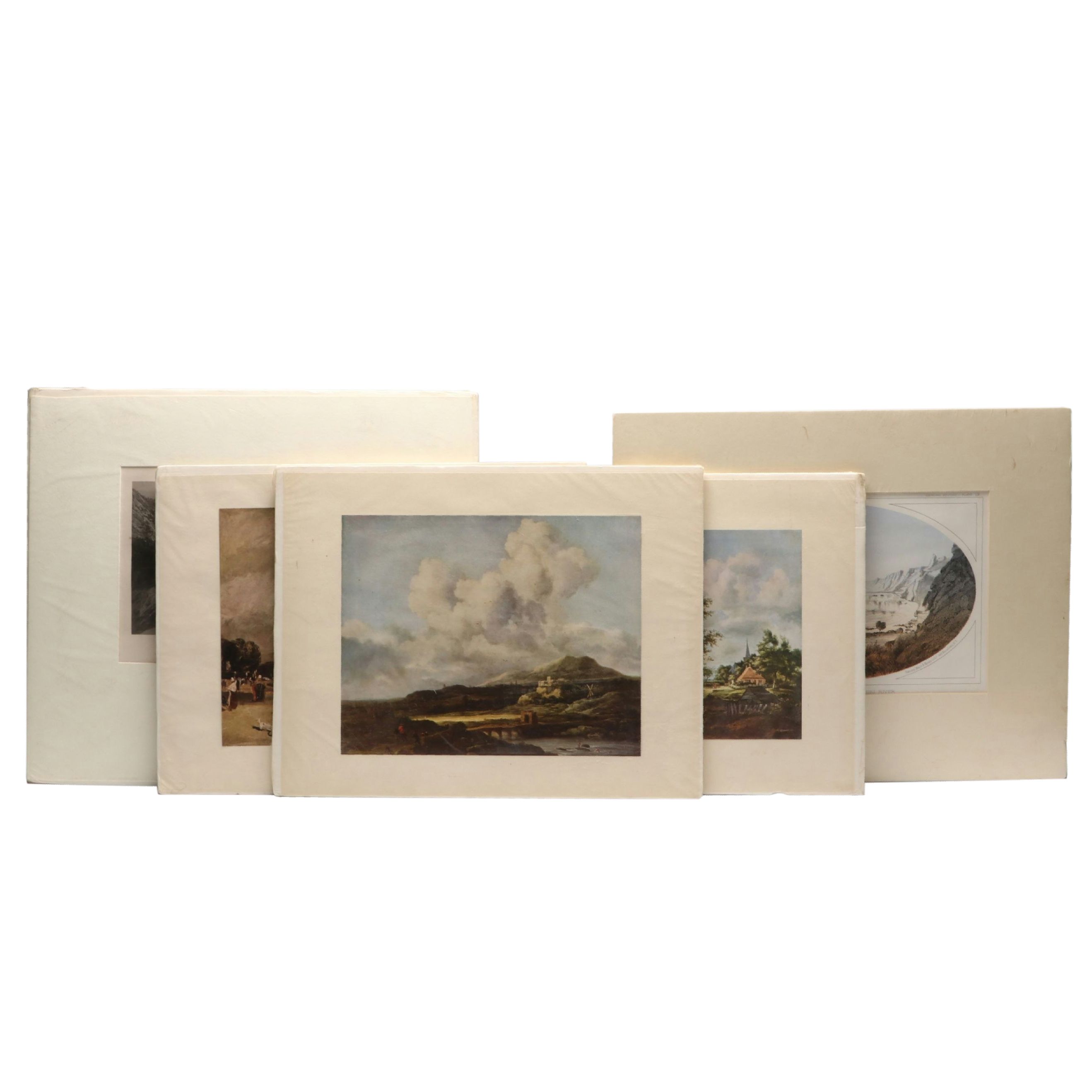 Hand-Colored Lithograph After Gustavus Sohon with Art Prints and Engraving